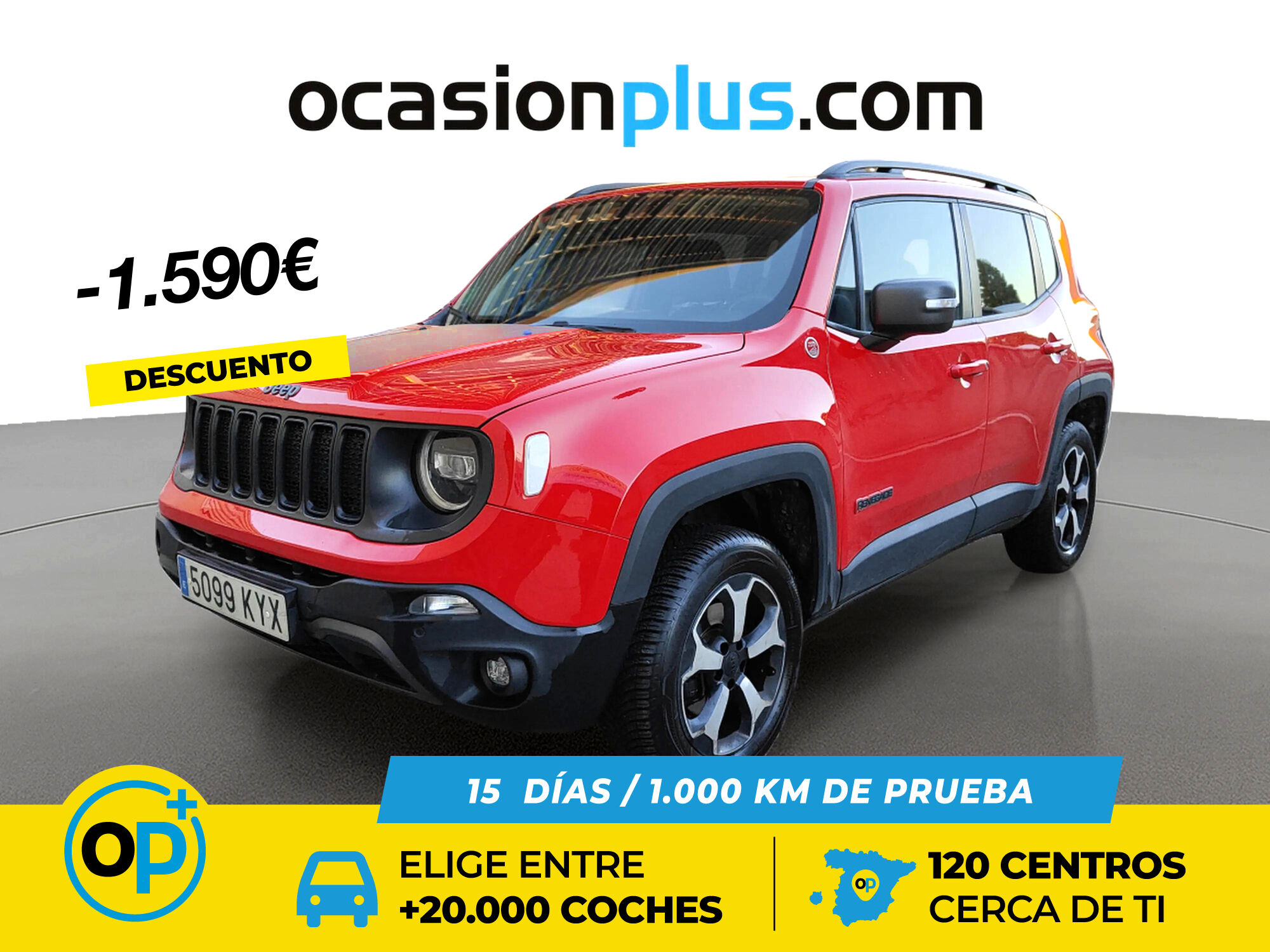 JEEP Renegade (2.0 Multijet Trailhawk 4x4 AD Low Auto 125 kW (170 CV)) en M