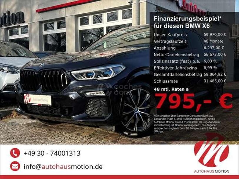 Foto del BMW X6 xDrive 30dA xLine