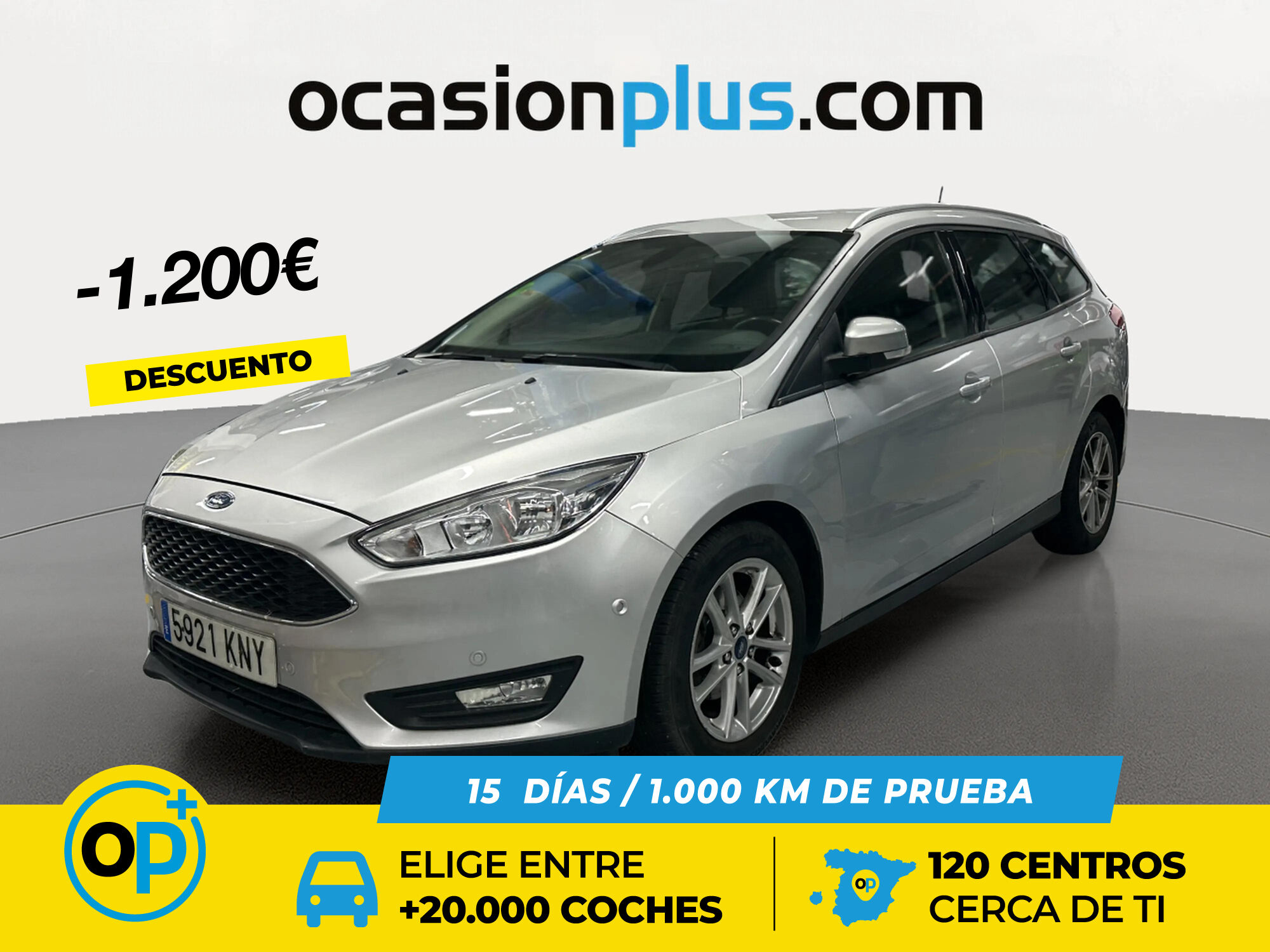 FORD Focus (SportBreak 1.5 TDCI Business 88 kW (120 CV)) en Madrid