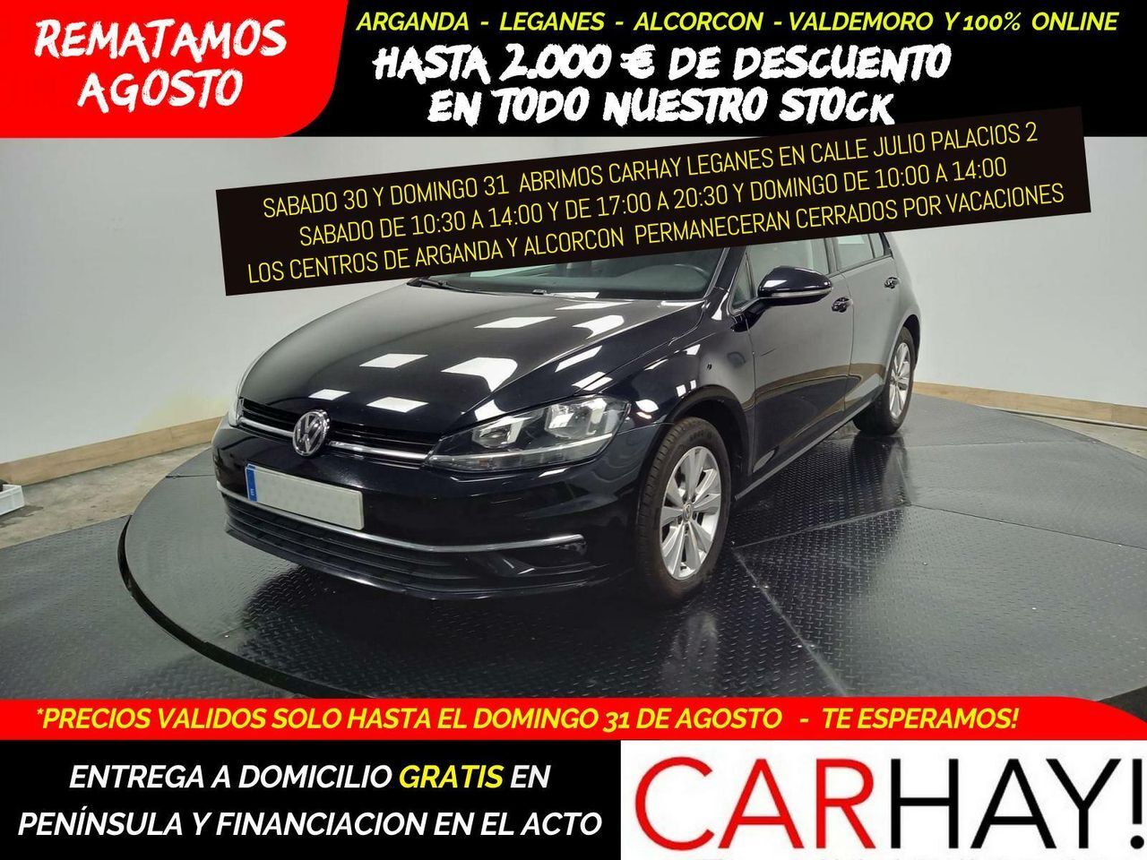 VOLKSWAGEN Golf (VII 1.0 TSI Comfortline OPF (EU6.2)) en Madrid