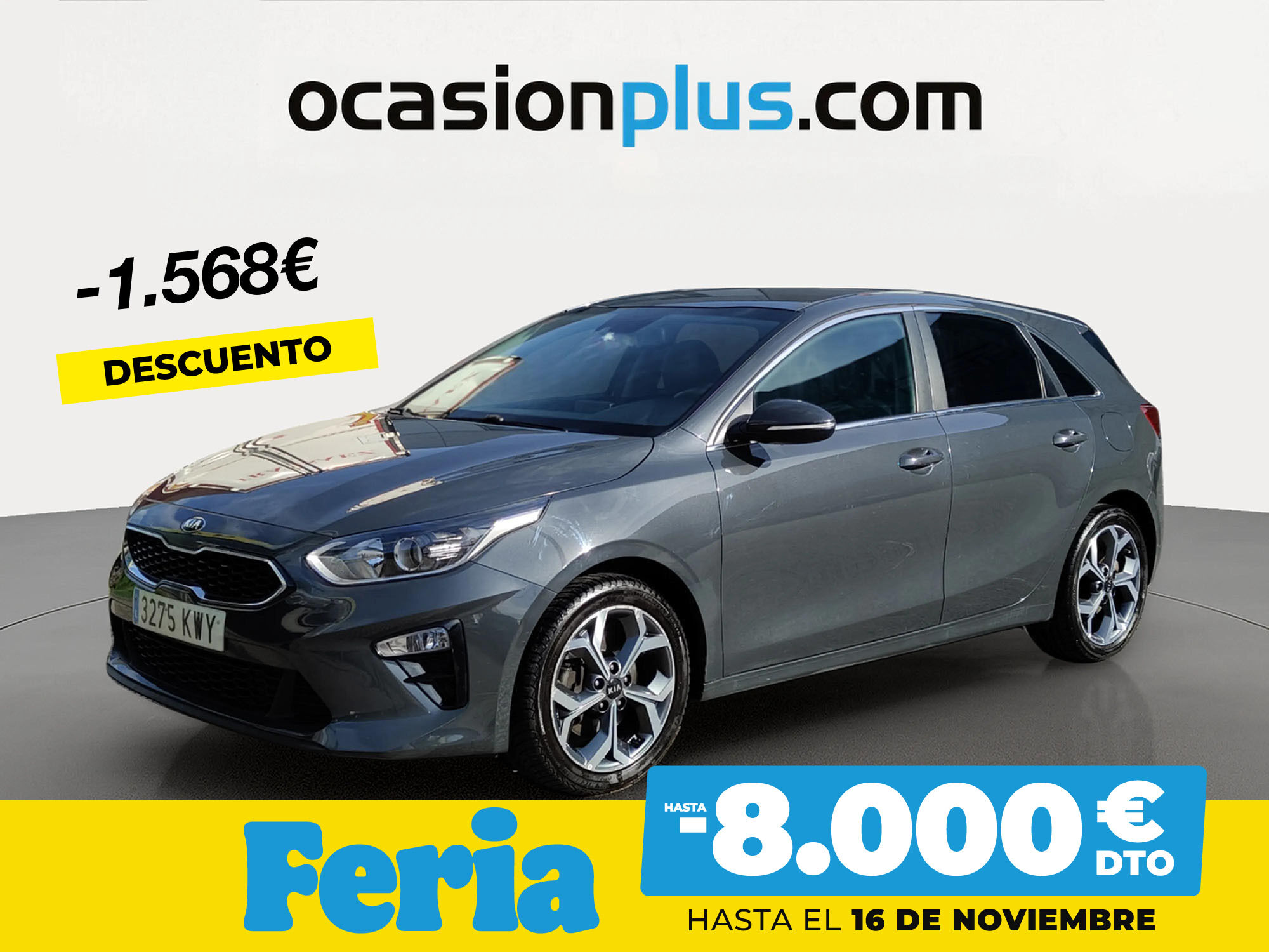 KIA Ceed (1.6 CRDi Tech 85 kW (115 CV)) en Madrid