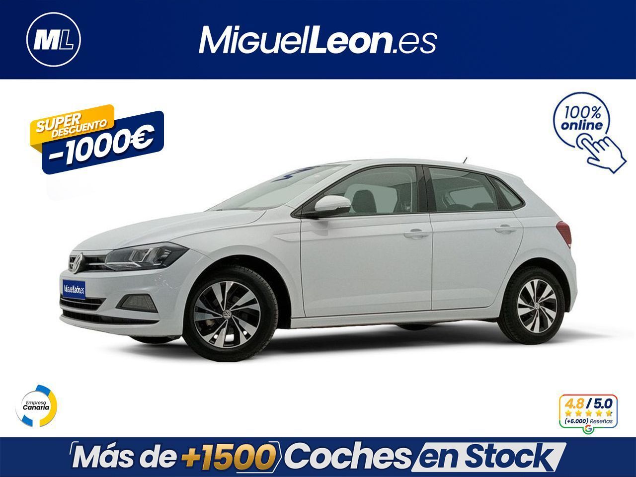 VOLKSWAGEN Polo (Polo 1.0 TSI 70kW (95CV)) en Palmas, Las