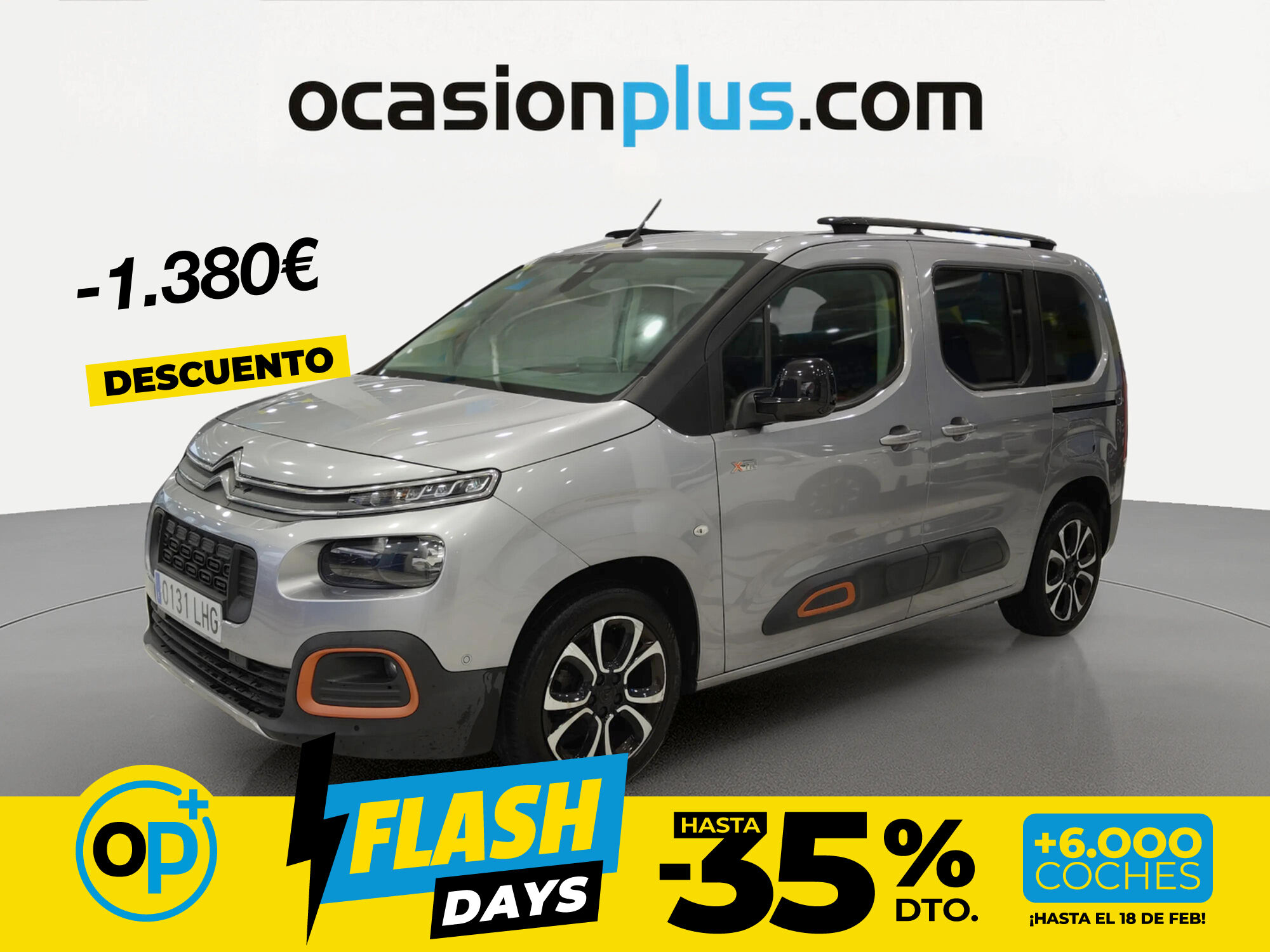 Foto del CITROEN Berlingo BlueHDi S&S Talla M Shine 100