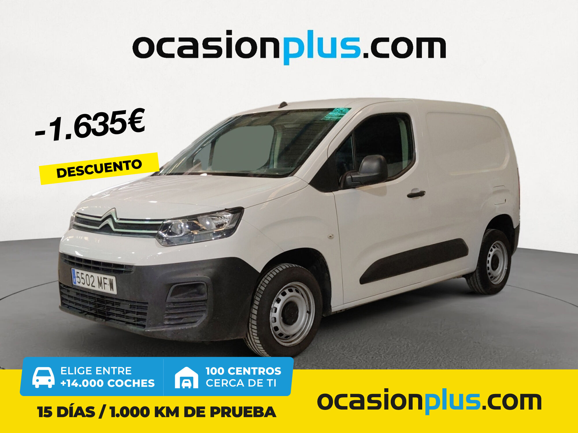 CITROEN Berlingo (Furgon BlueHDi 100 Talla M Club 75 kW (102 CV)) en Madrid
