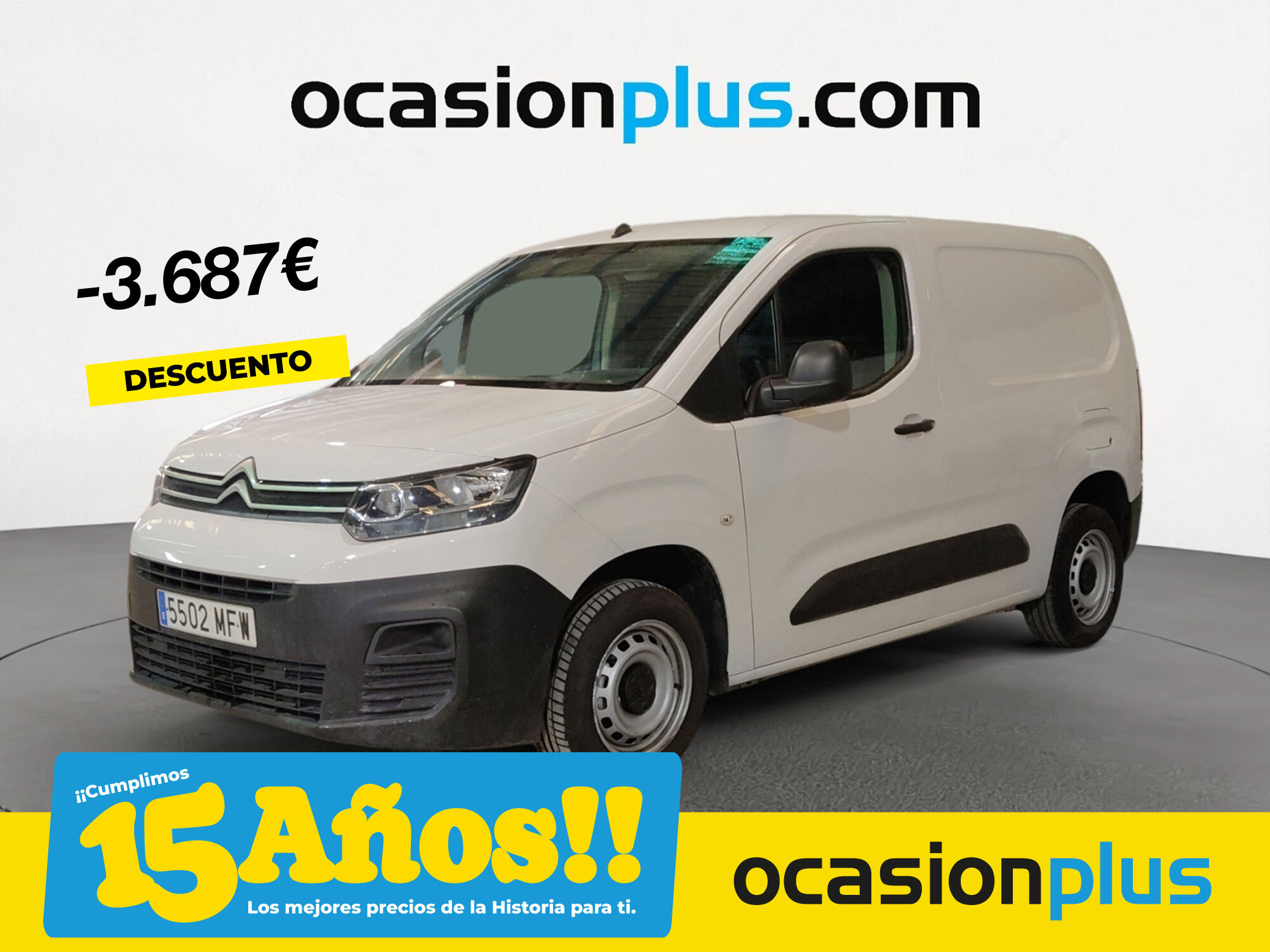 CITROEN Berlingo (Furgon BlueHDi 100 Talla M Club 75 kW (102 CV)) en Madrid