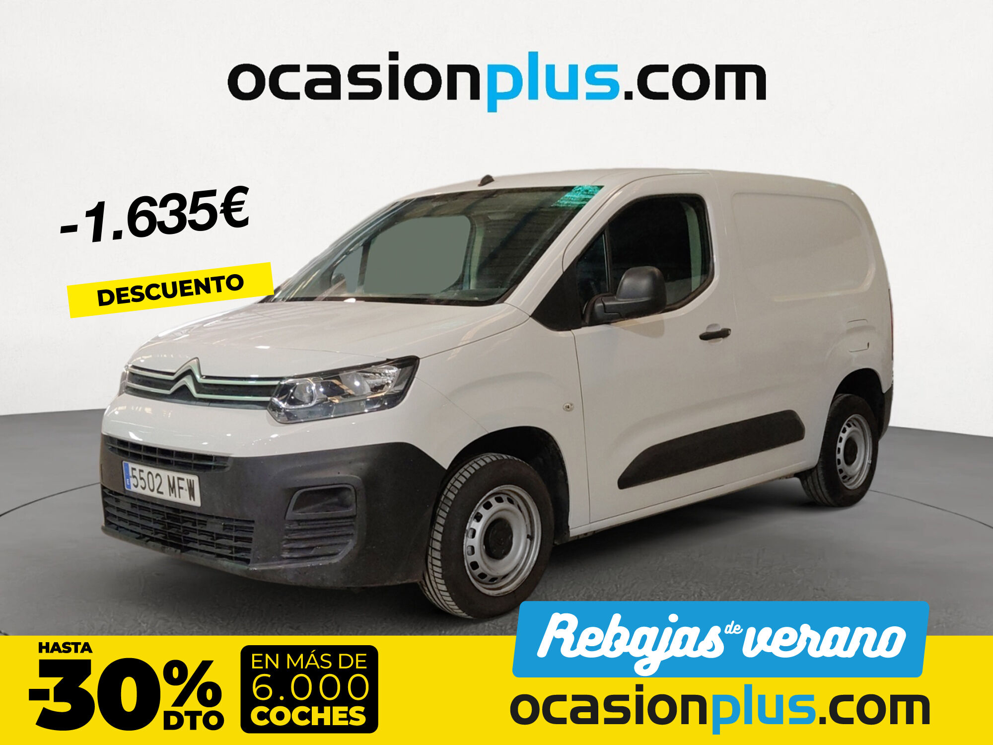 CITROEN Berlingo (Furgon BlueHDi 100 Talla M Club 75 kW (102 CV)) en Madrid