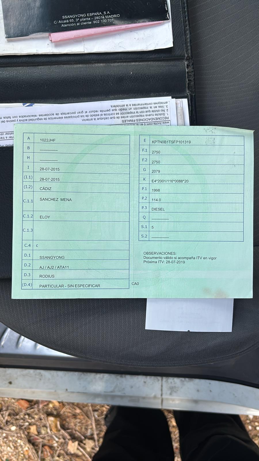 Foto del SSANGYONG KGM Rodius 2.0e-Xdi Limited