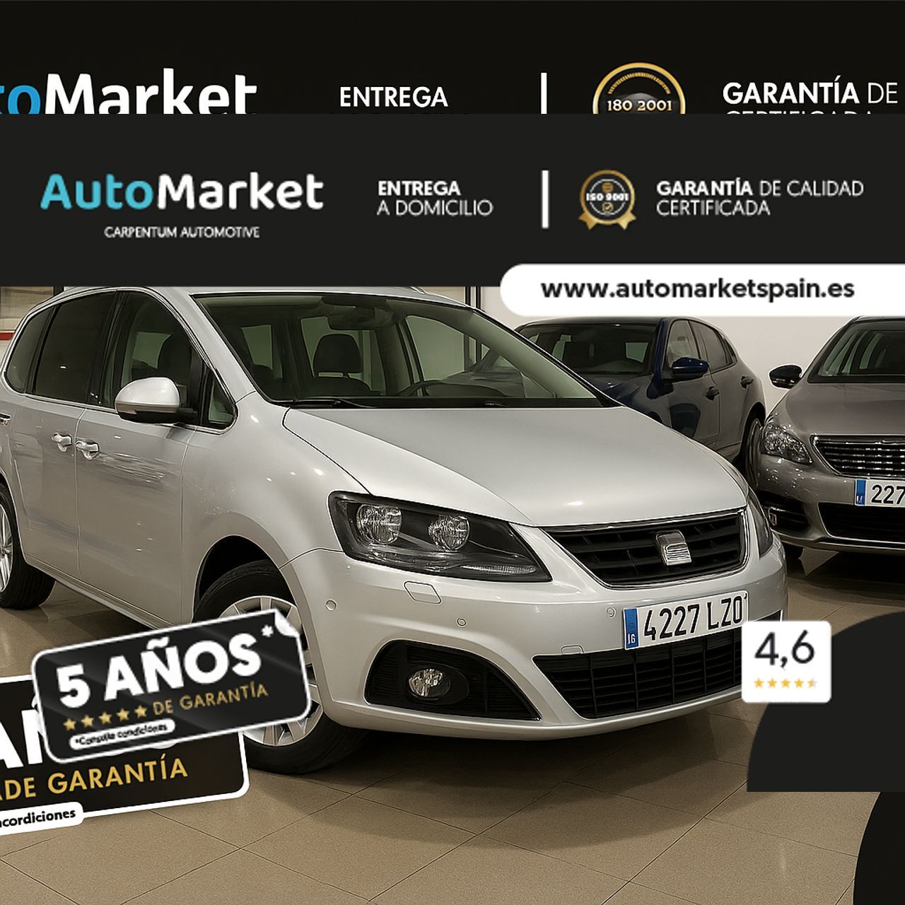 SEAT Alhambra (EXLGO	1.4 TSI 110KW DSG S/S EXCELLEN GO) en Lugo