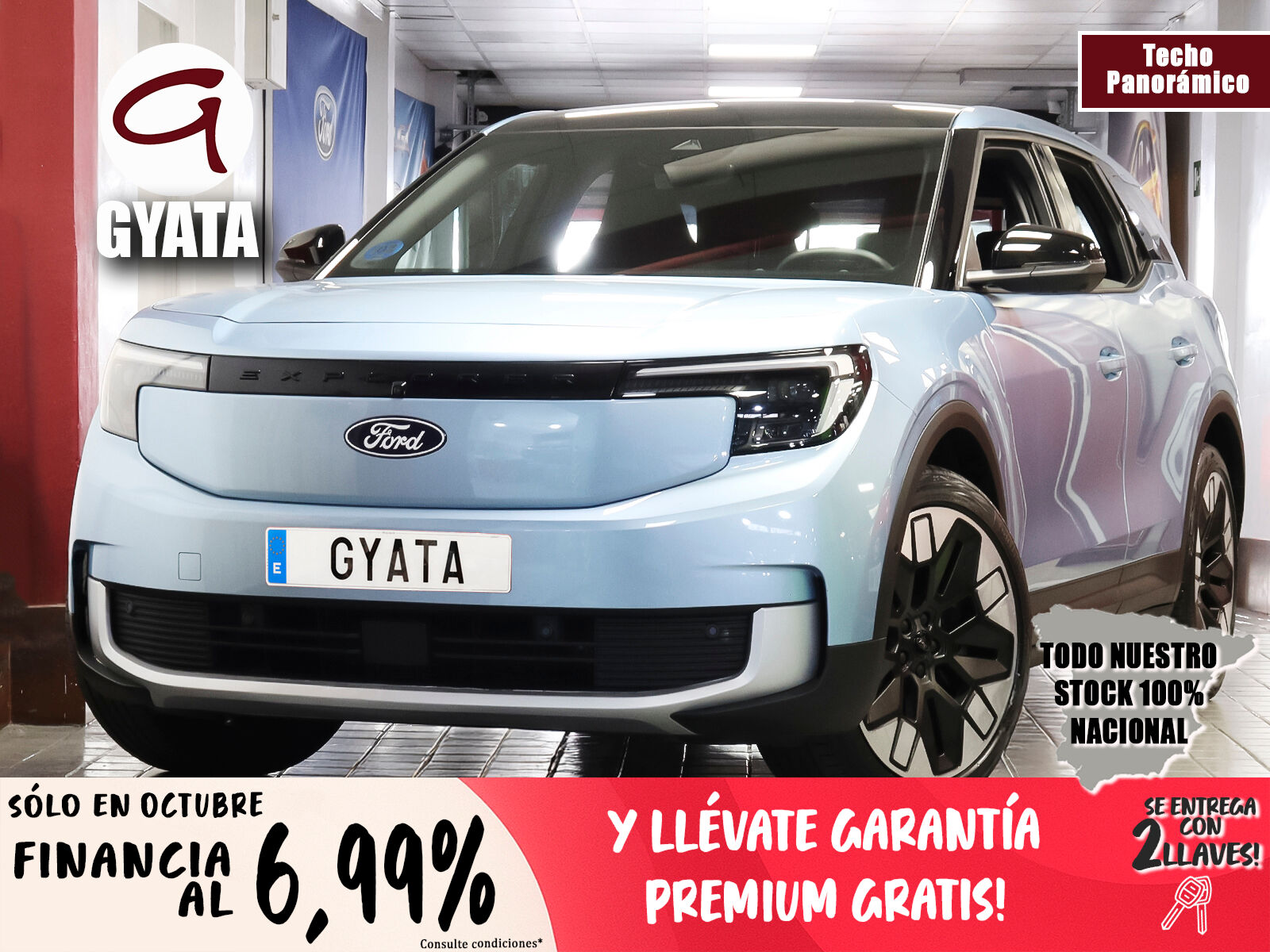 FORD Explorer (CX740S Premium R. Ext. AWD 78kWh 250 kW (340 CV)) en Madrid