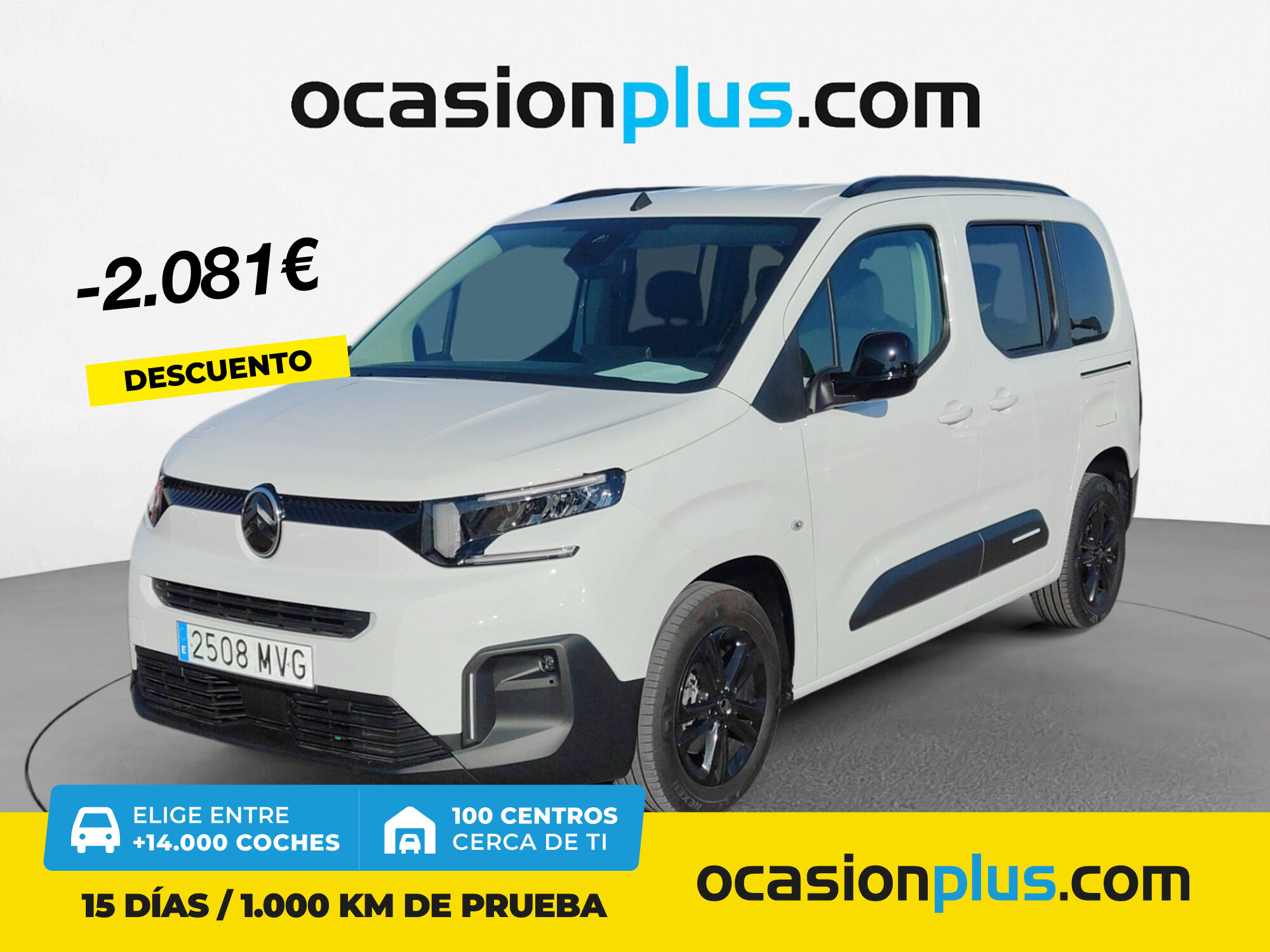 CITROEN Berlingo (BlueHDi 100 S&S Plus Talla M 75 kW (102 CV)) en Madrid