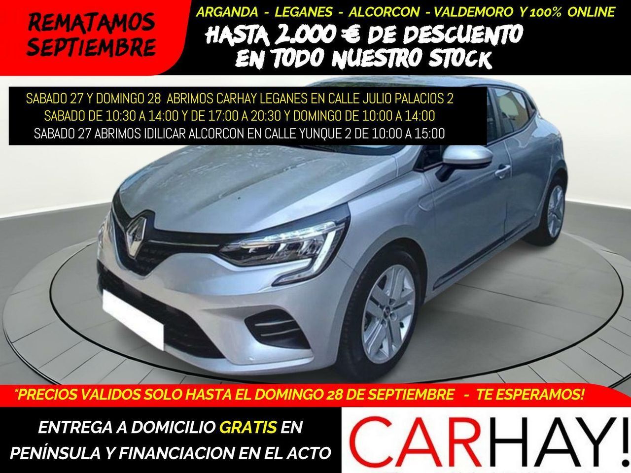 RENAULT Clio (V BUSINESS 1.0 TCE 90CV BVM6 E6D) en Madrid