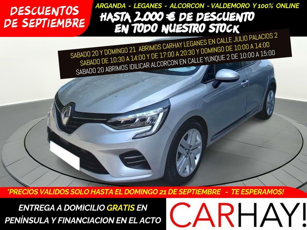 RENAULT Clio (V BUSINESS 1.0 TCE 90CV BVM6 E6D) en Madrid