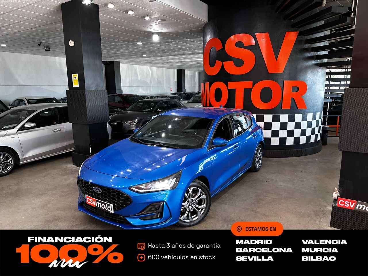 FORD Focus (1.0 Ecoboost MHEV 92kW ST-Line) en Madrid