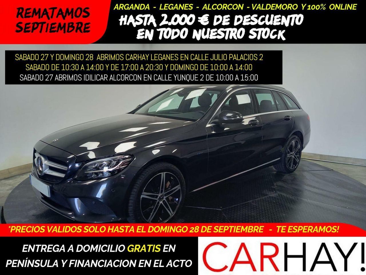 MERCEDES Clase C (BREAK 2.0 C 300 DE BUSINESS SOLUTION AUT) en Madrid