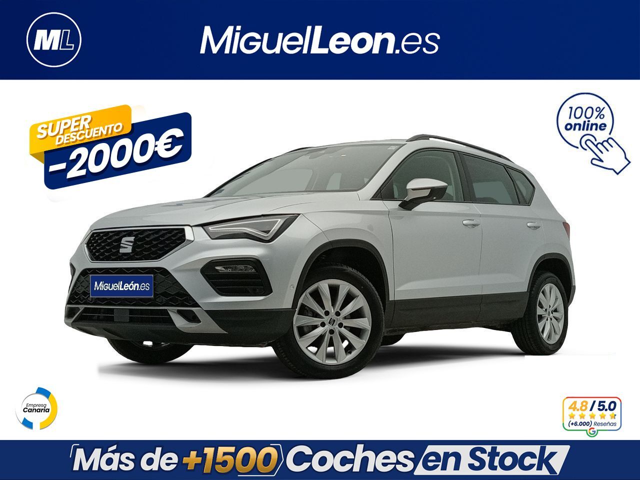 SEAT Ateca (1.5 TSI 110kW (150CV) X-Perience XXL) en Palmas, Las