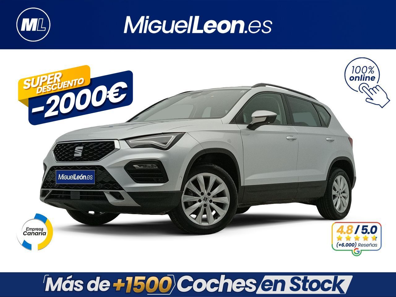 SEAT Ateca (1.5 TSI 110kW (150CV) X-Perience XXL) en Palmas, Las
