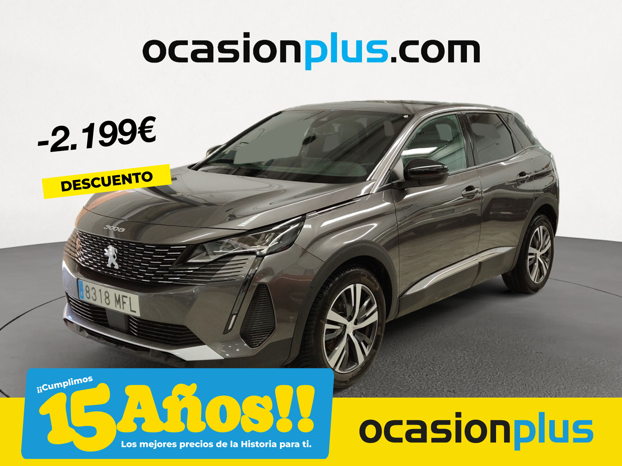 PEUGEOT 3008 (BlueHDi 130 S&S Allure Pack EAT8 96 kW (130 CV)) en Madrid