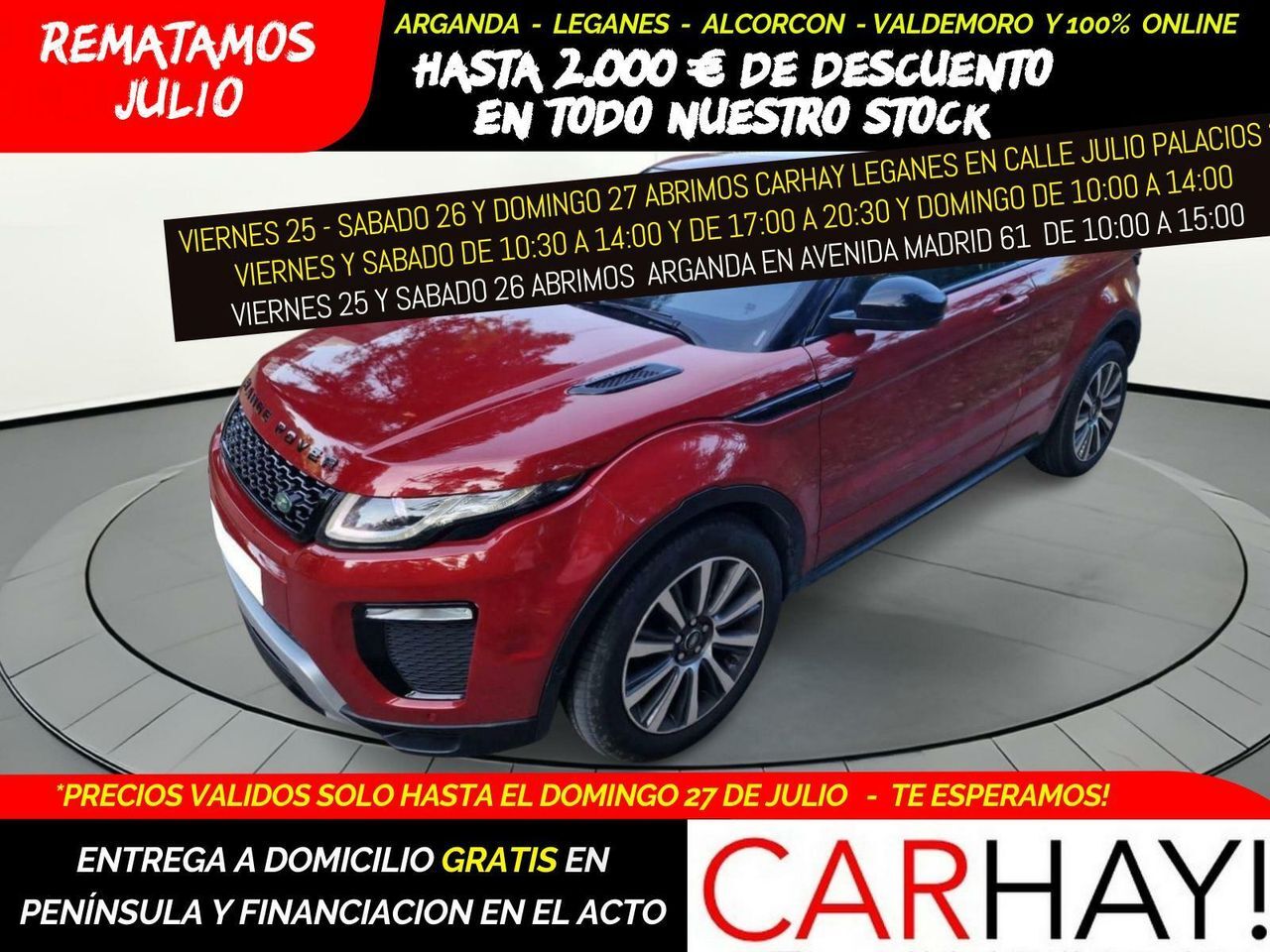 LAND ROVER Range Rover Evoque (EVOQUE) en Madrid