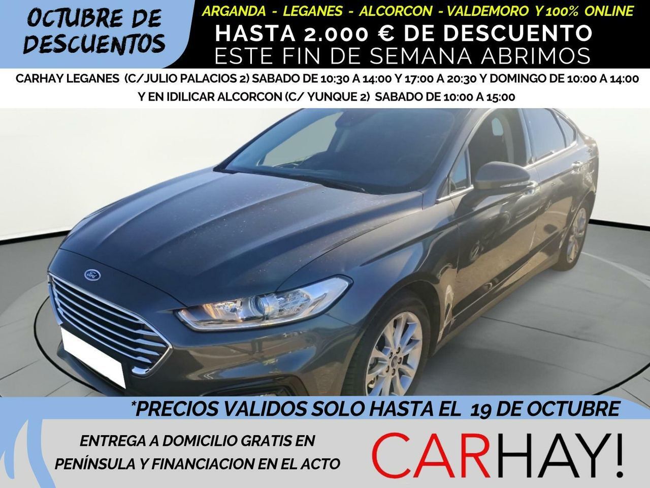 FORD Mondeo (2.0 HÍBRIDO 138KW (187CV) TREND HEV AUTO) en Madrid