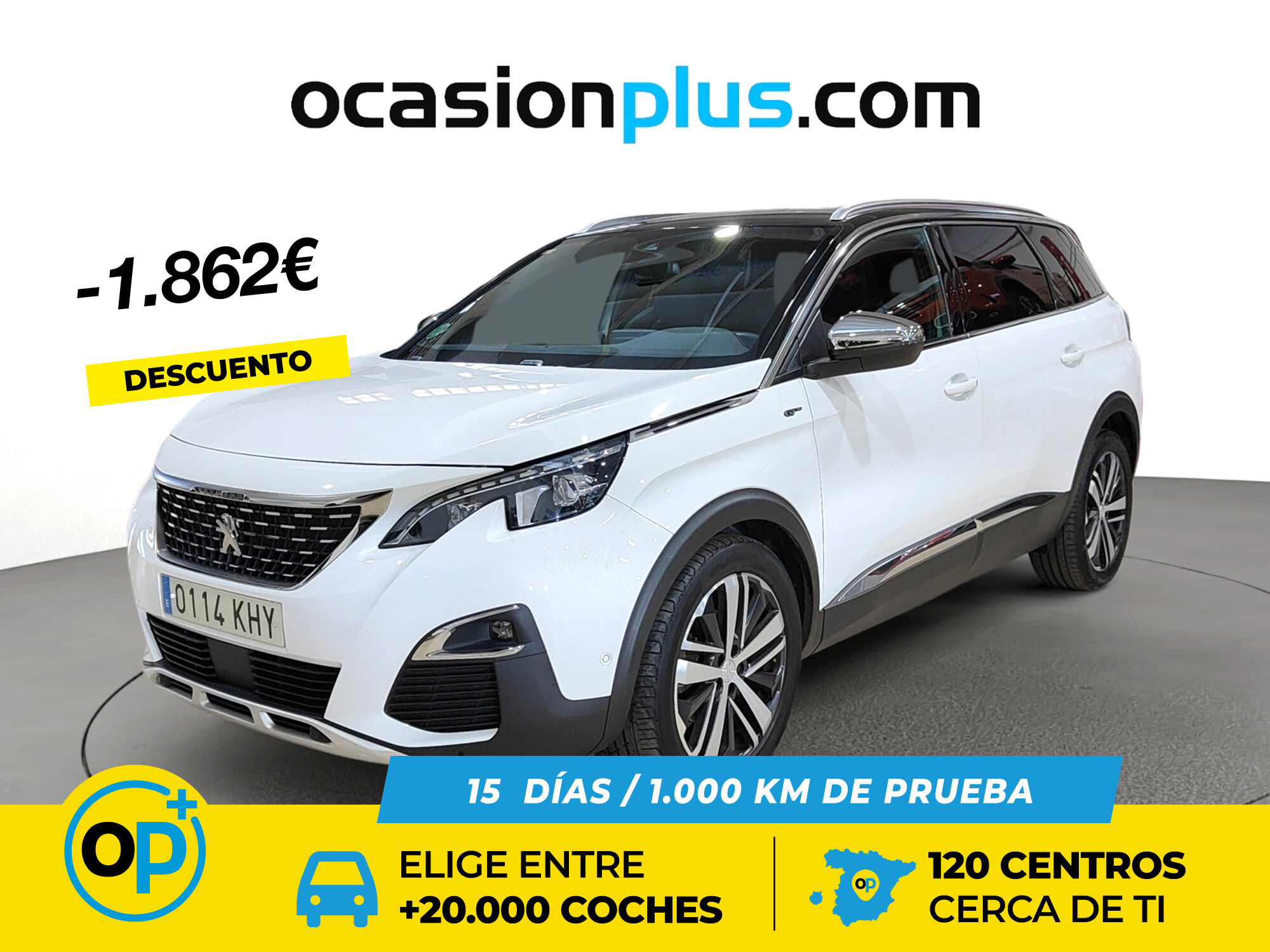 PEUGEOT 5008 (BlueHDi 180 S&S GT EAT8 132 kW (180 CV)) en Madrid