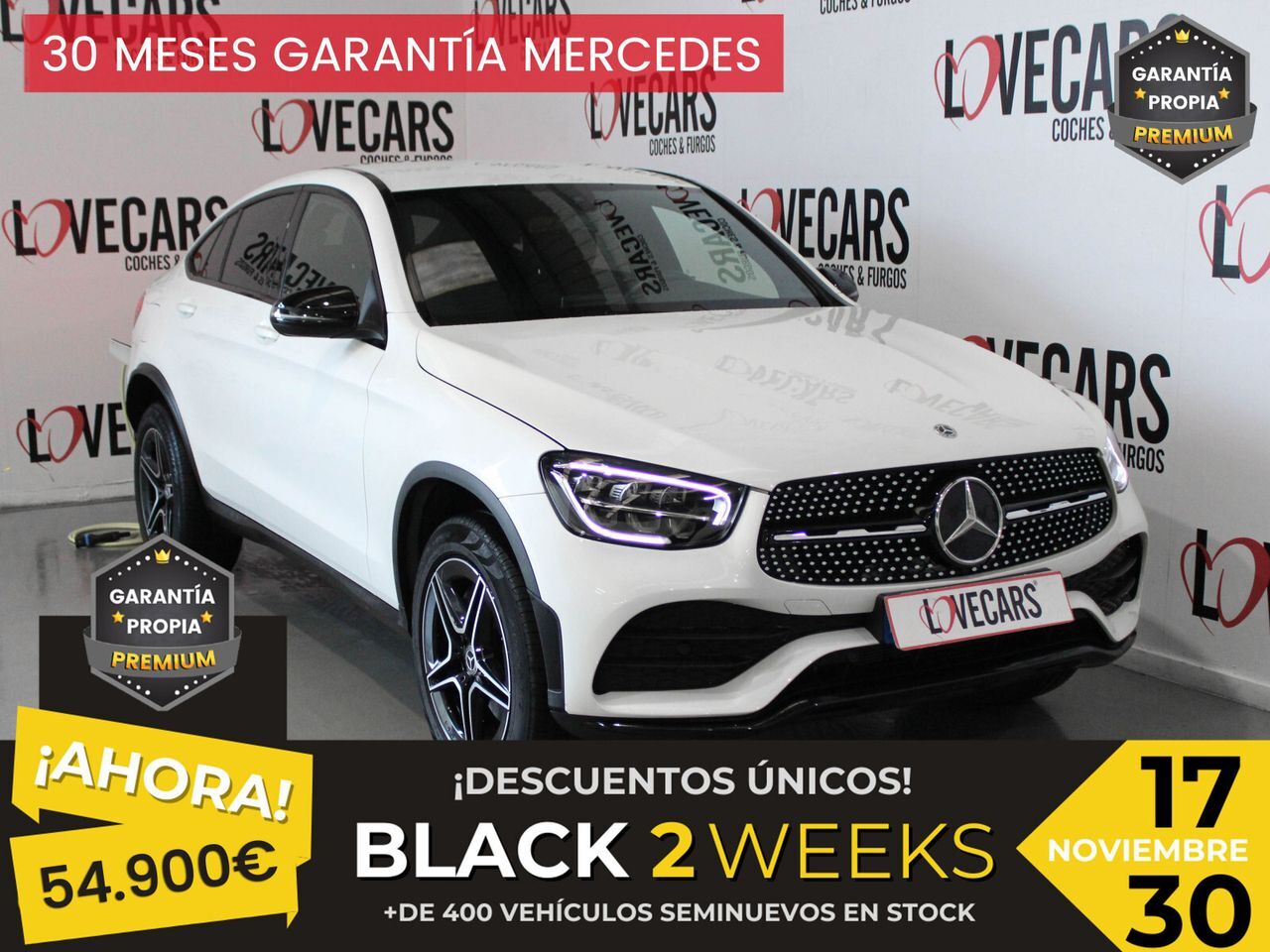 MERCEDES Clase GLC (GLC 300 de 4MATIC) en Pontevedra