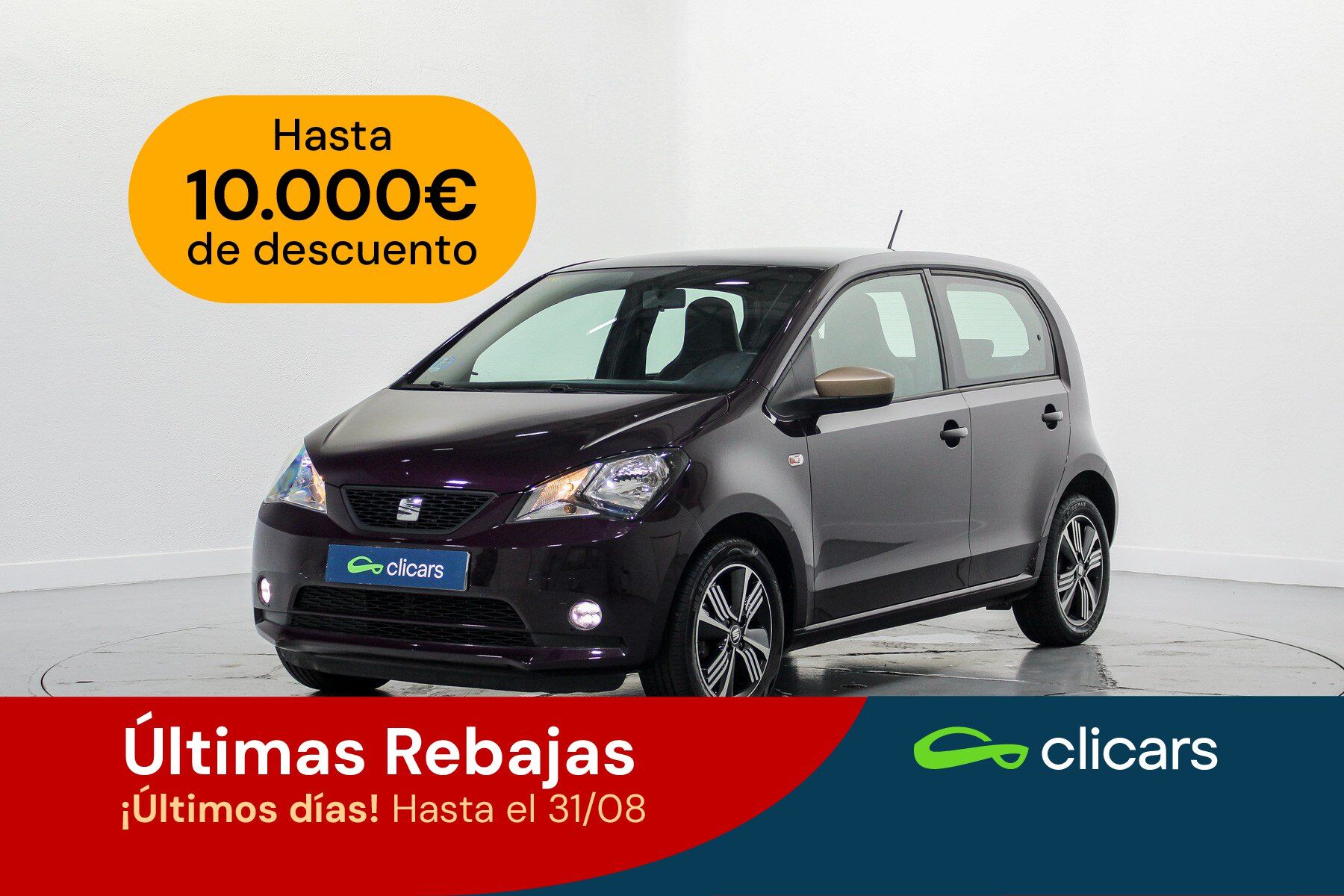 SEAT Mii (Mii 1.0 Ecofuel GNC S&S Style Edition Plus 68) en Madrid