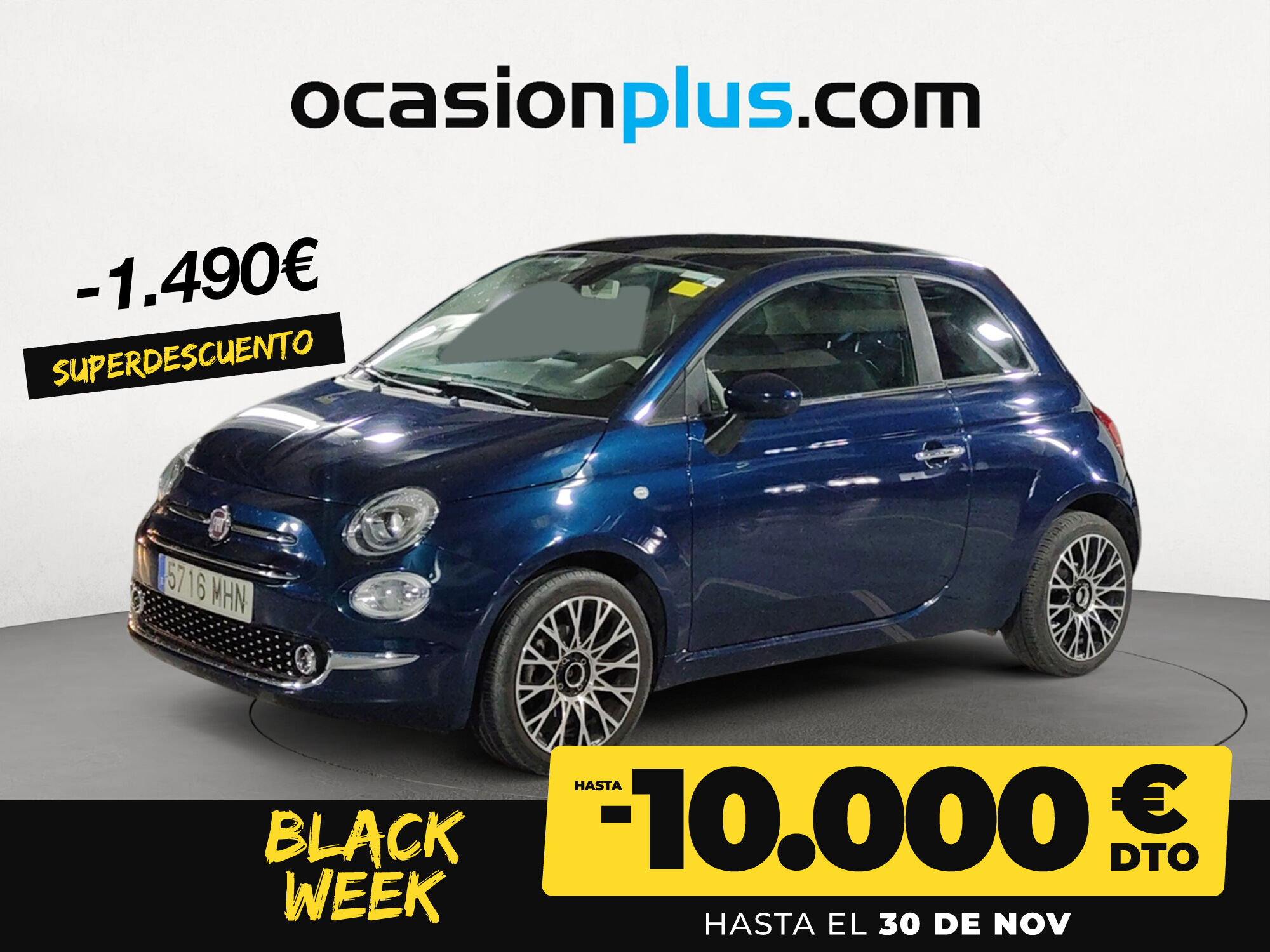 FIAT 500 (1.0 Hybrid Dolcevita 51 kW (70 CV)) en Madrid