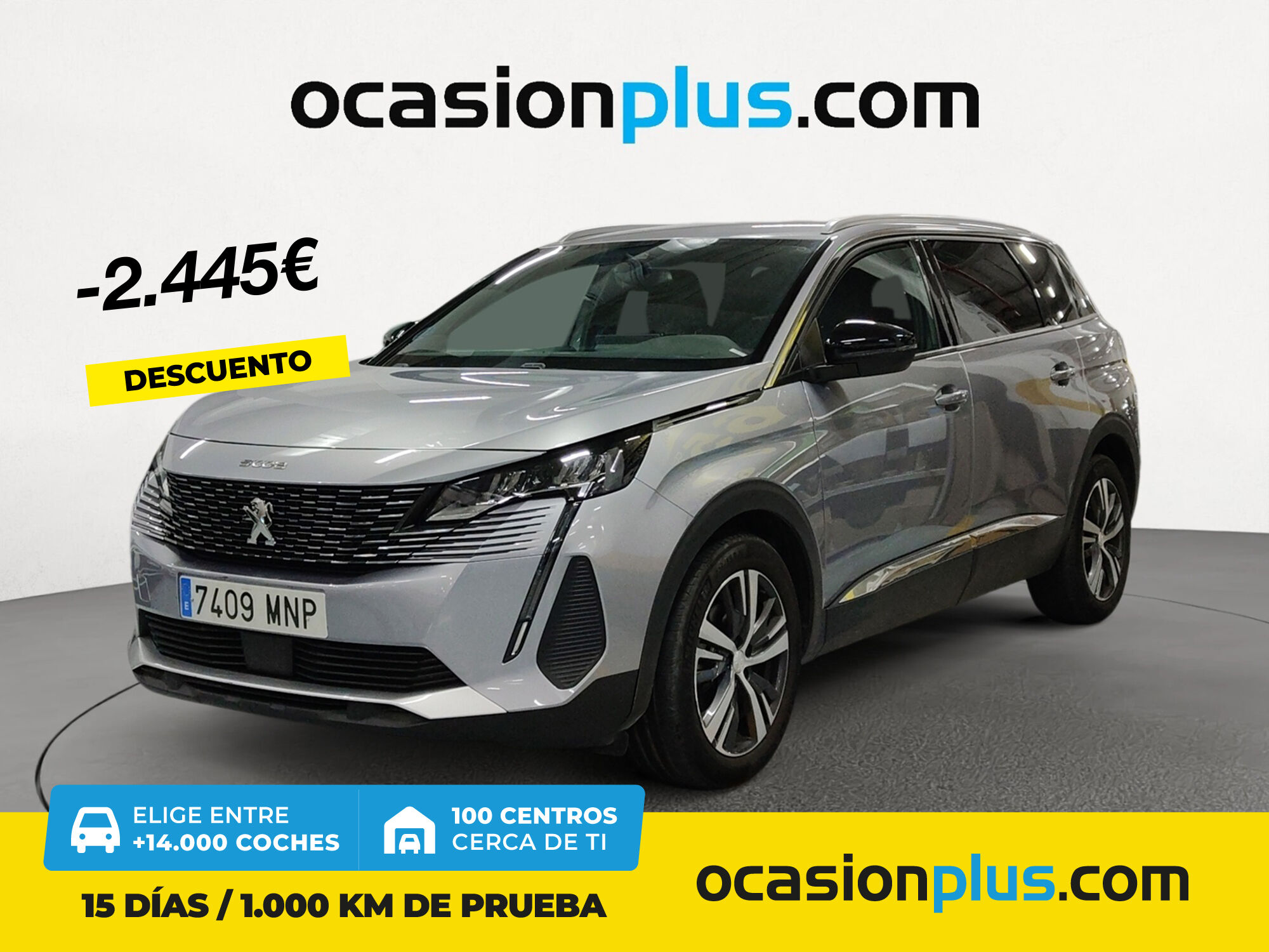 PEUGEOT 5008 (Hybrid 1.2 Allure Pack eDCS6 100 kW (136 CV)) en Madrid