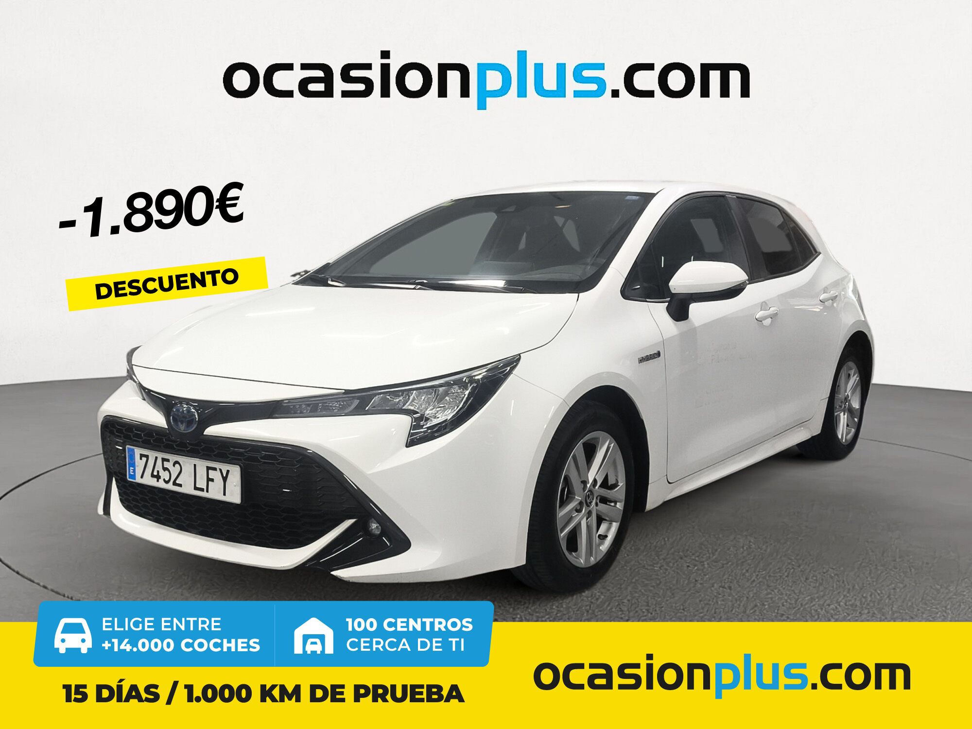 TOYOTA Corolla (1.8 125 Híbrido Active Tech E-CVT 90 kW (122 CV)) en Madrid