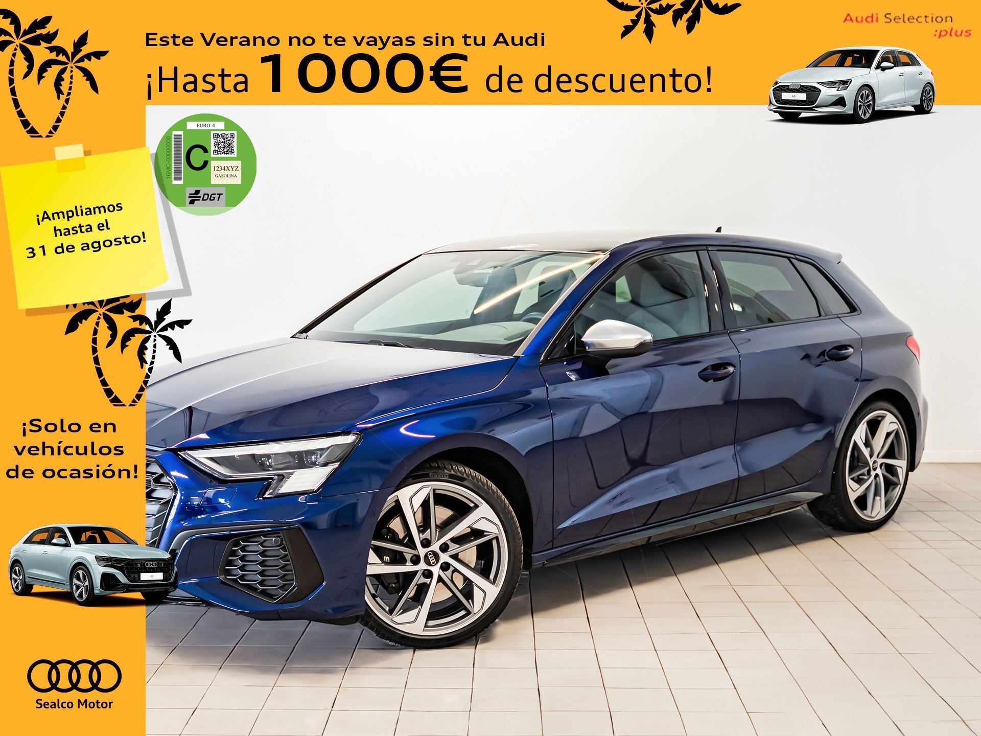 AUDI A3 (S3 Sportback quattro S tronic) en Madrid