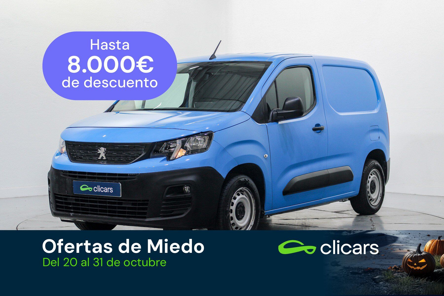 PEUGEOT Partner (Partner 1.6BlueHDI Premium Standard 600kg 75) en Madrid