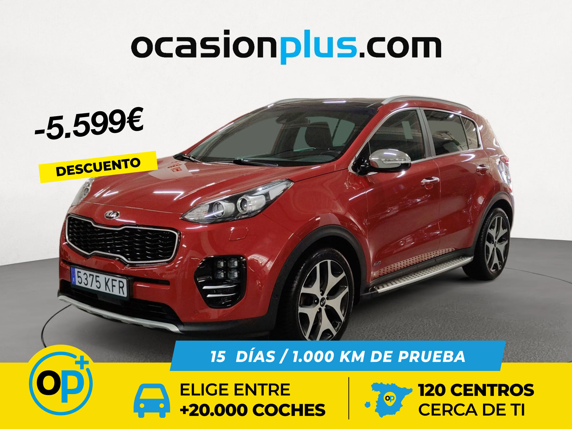 KIA Sportage (1.6 T-GDi GT Line DCT 4x4 130 kW (177 CV)) en Madrid