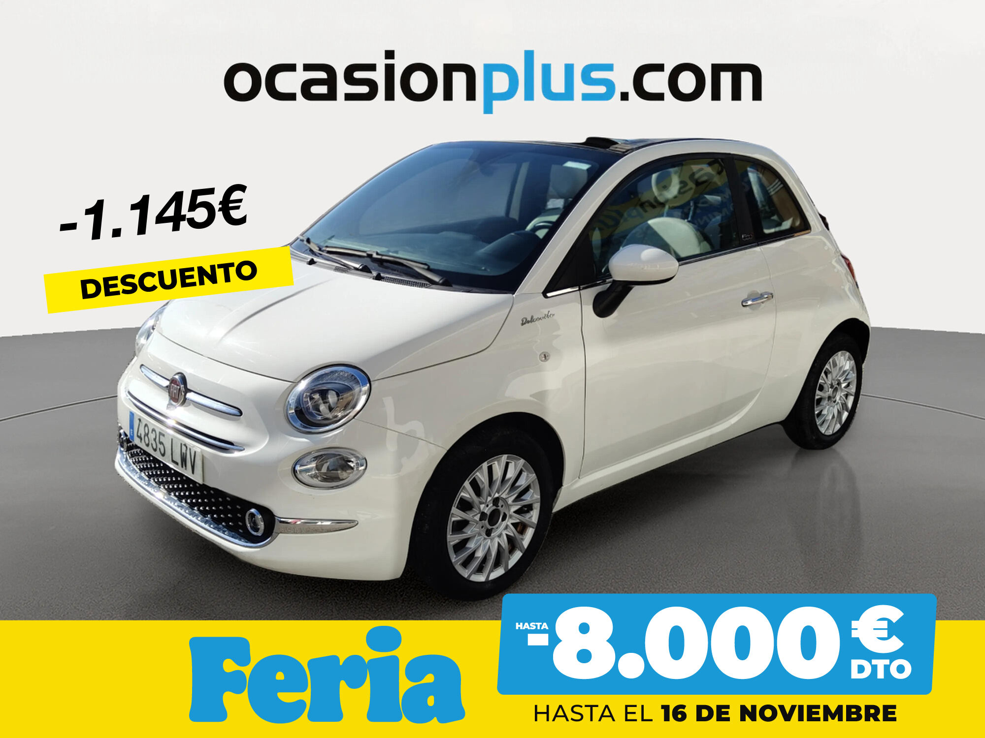 FIAT 500 (1.0 Hybrid Dolcevita 51 kW (70 CV)) en Madrid