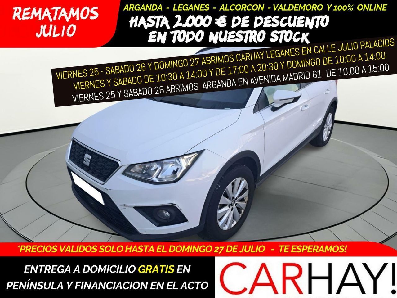 SEAT Arona (STYLE 1.0 TSI 95CV MT5 E6) en Madrid