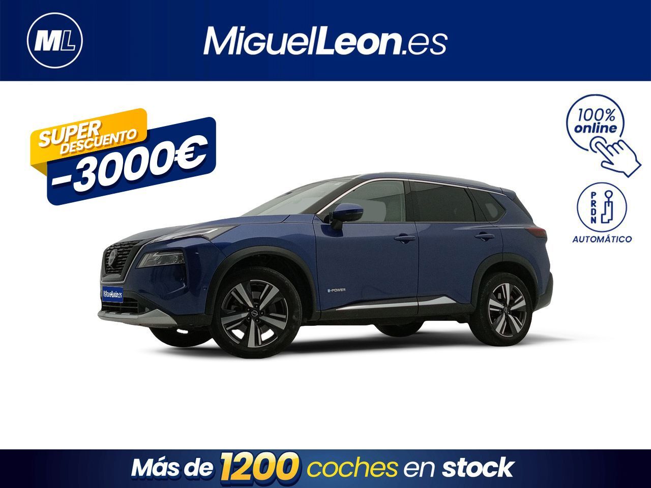 NISSAN X-Trail (5pl 1.5T VC 120kW MHEV 4x2 Tekna) en Palmas, Las