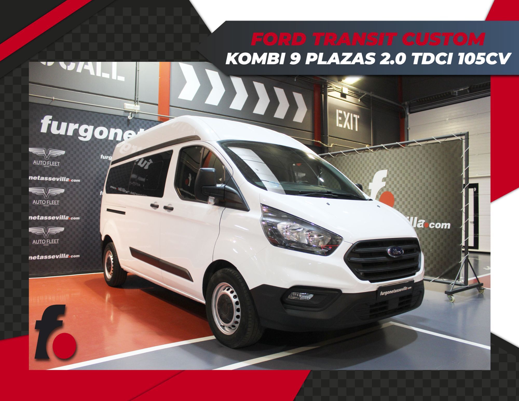 Foto del FORD Transit Custom FT 320 L2 Kombi Ambiente EcoBlue 105