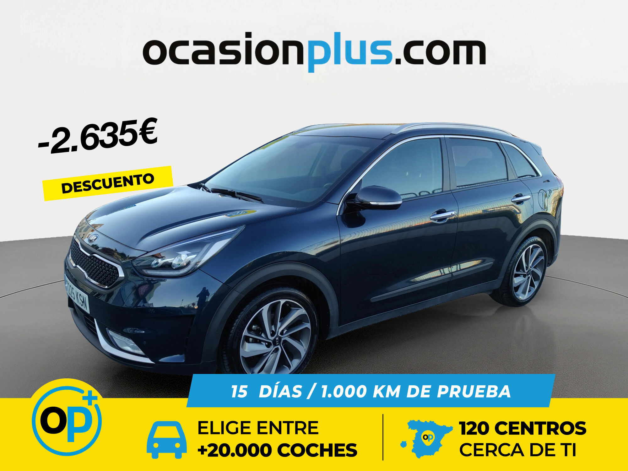 KIA Niro (1.6 GDi HEV Híbrido Emotion 104 kW (141 CV)) en Madrid