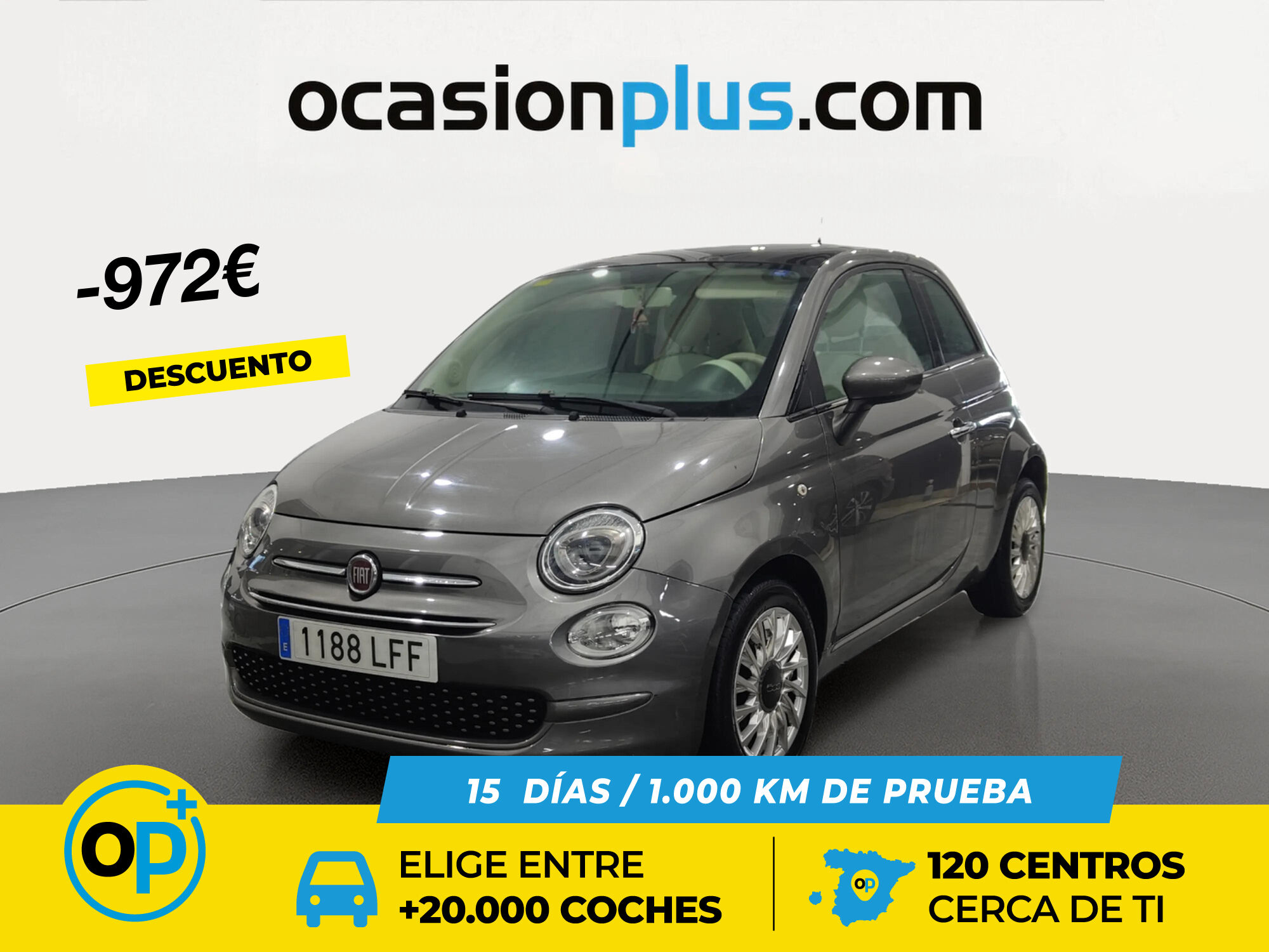 FIAT 500 (1.2 8v Lounge 51 kW (69 CV)) en Madrid