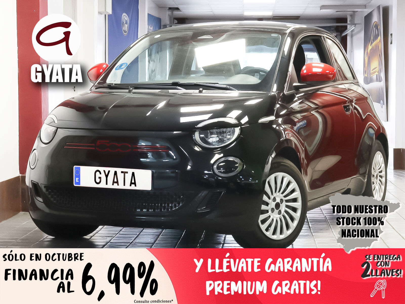 FIAT 500 (Red Hb 320km 85 kW (118 CV)) en Madrid