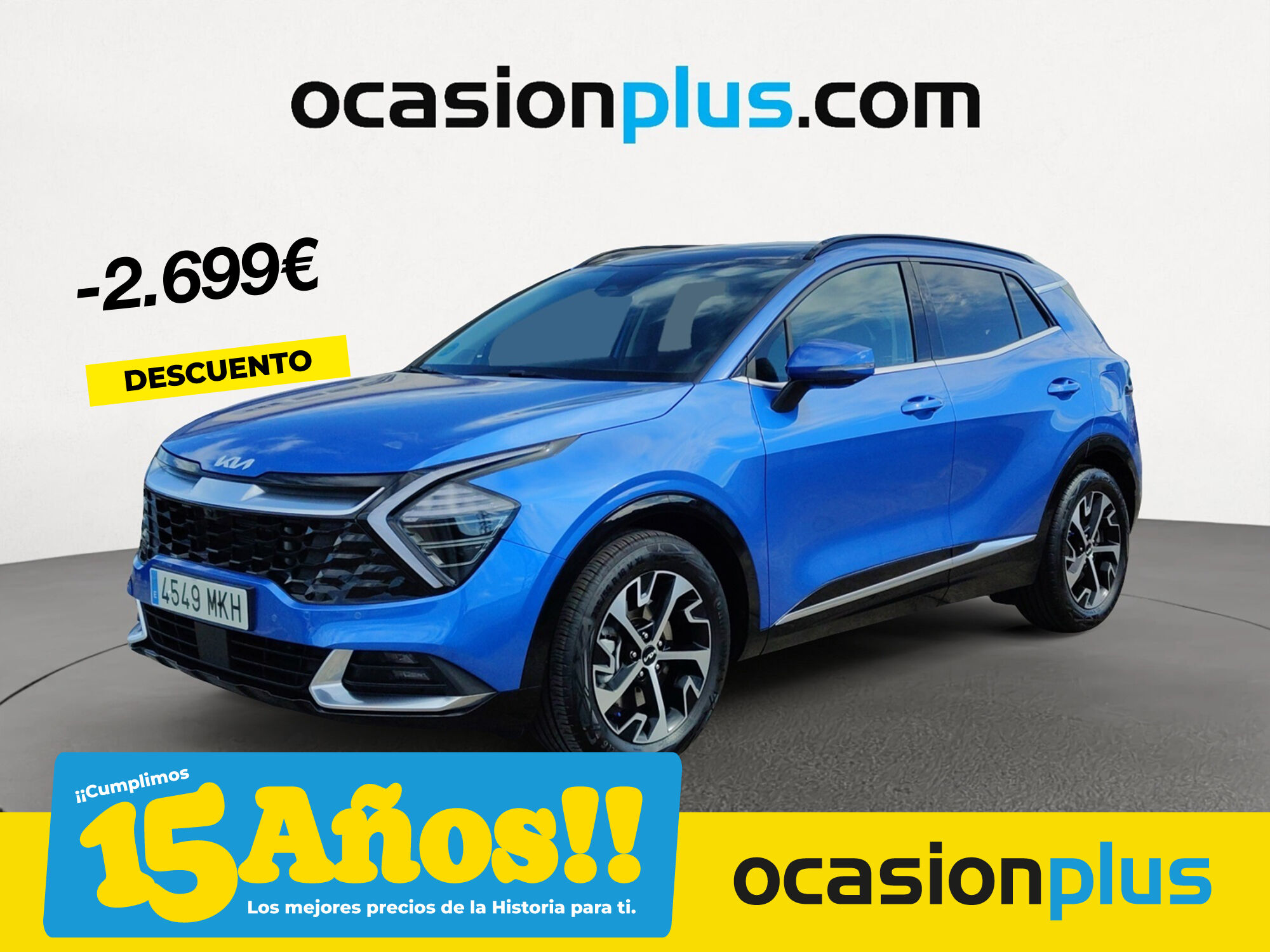 KIA Sportage (1.6 T-GDi MHEV Tech 4x2 DCT 112 kW (150 CV)) en Madrid