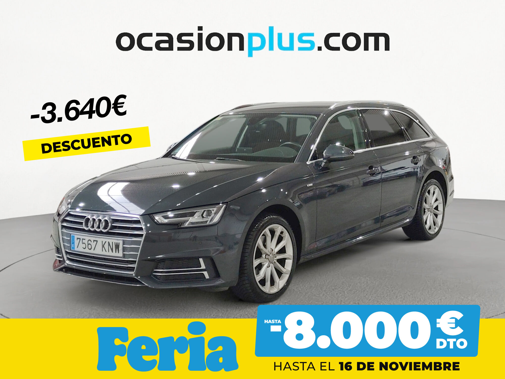 AUDI A4 (40 g-tron S line edition S tronic 125 kW (170 CV)) en Madrid
