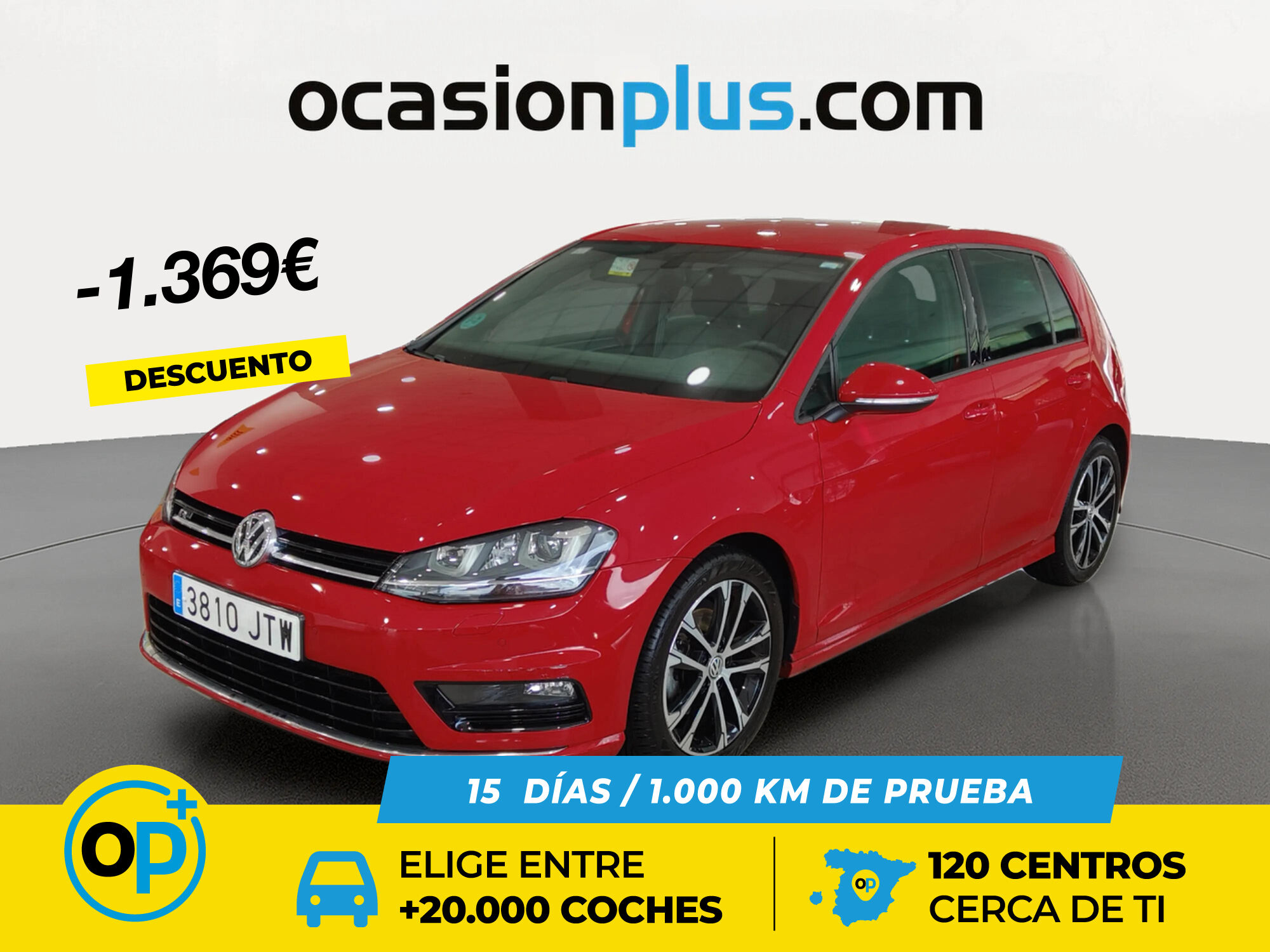 VOLKSWAGEN Golf (Sport 1.6 TDI BMT 81 kW (110 CV)) en Madrid