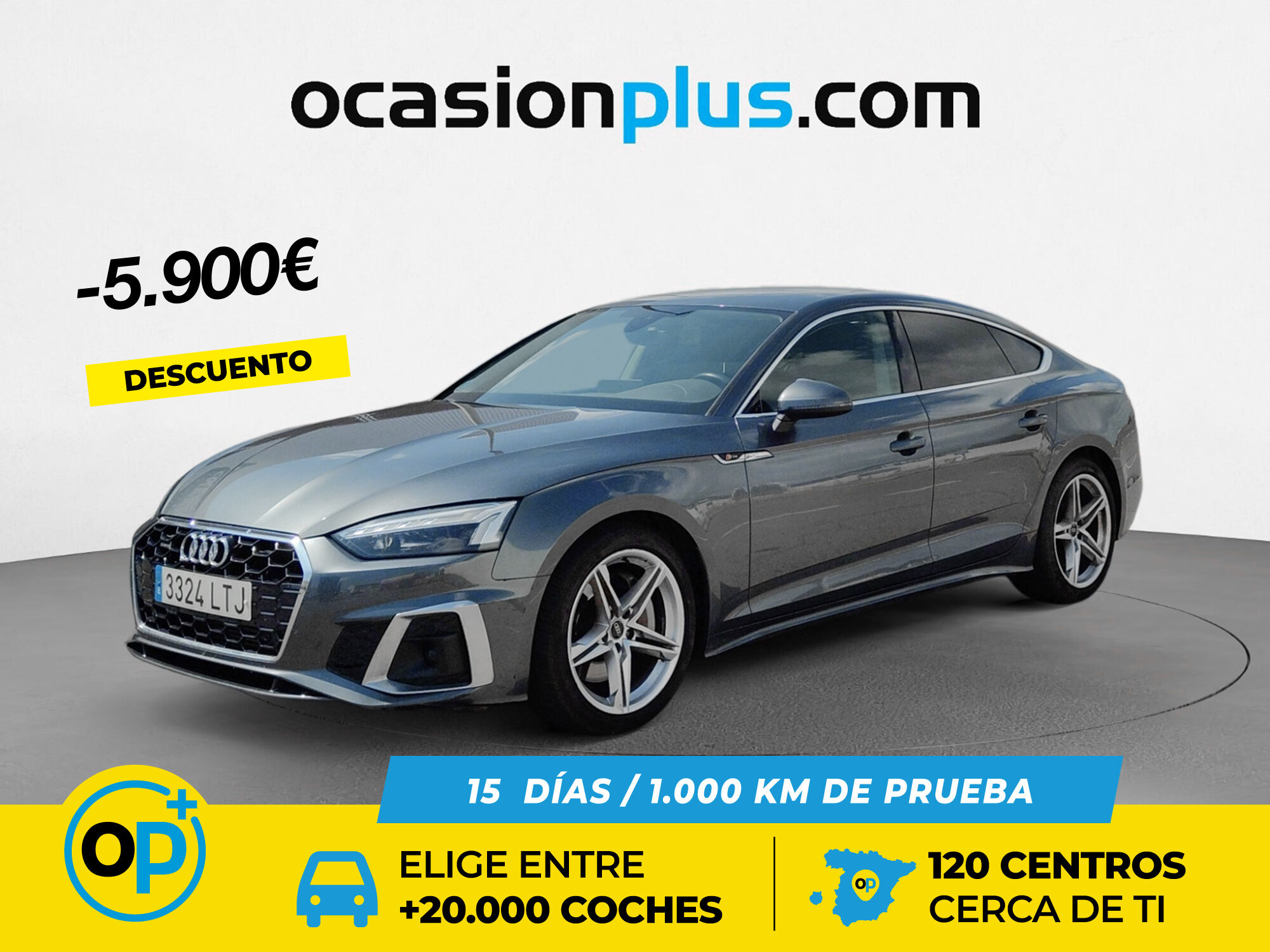 AUDI A5 (S line 45 TFSI quattro 195 kW (265 CV) S tronic) en Madrid