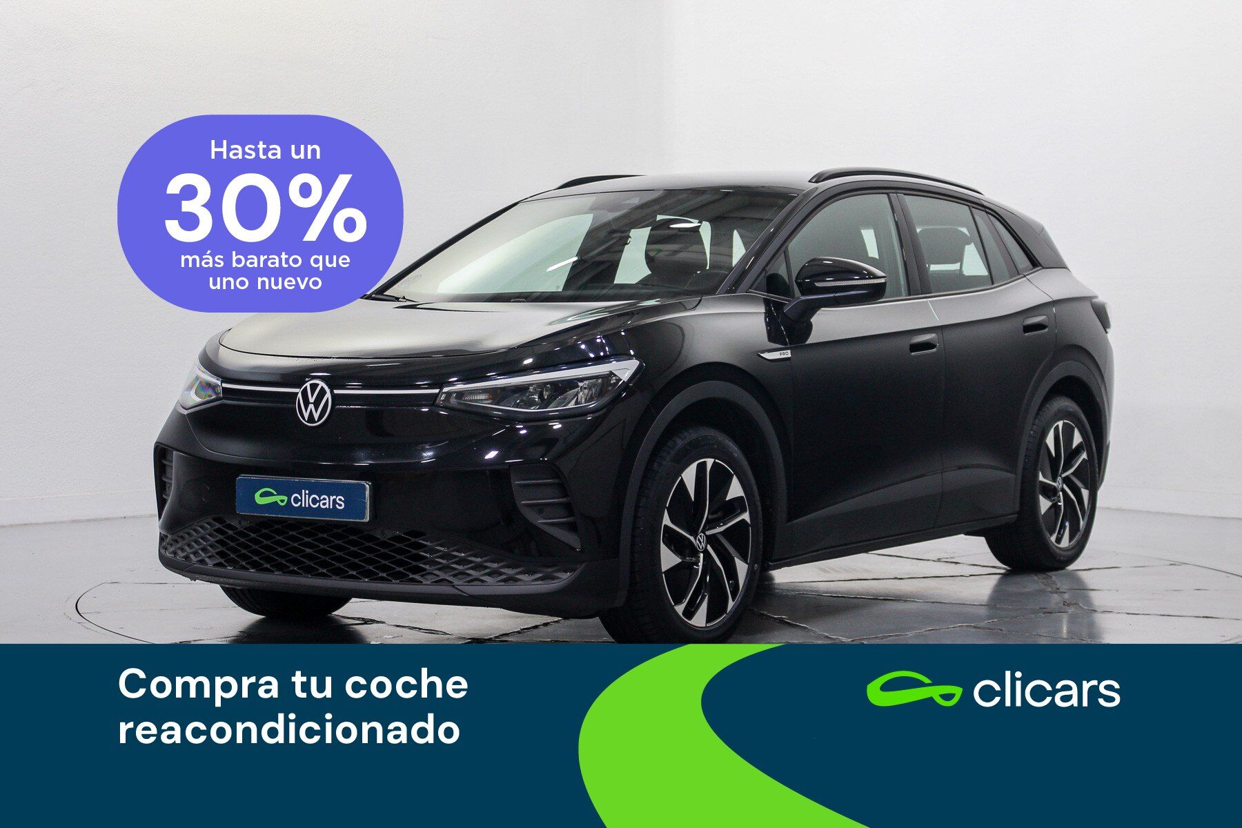 VOLKSWAGEN ID4 (ID.4 Pro 128KW 77Kwh) en Madrid