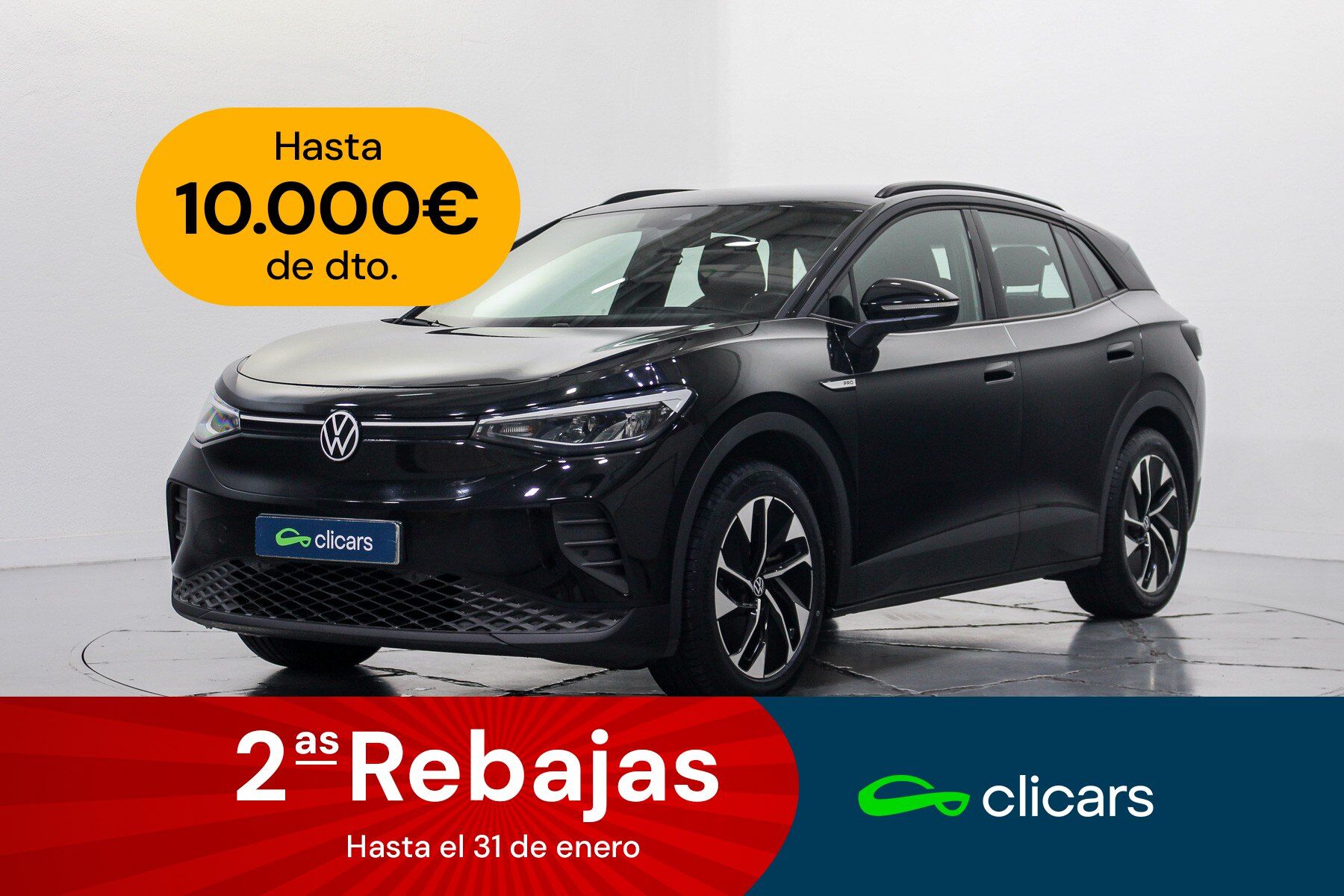 VOLKSWAGEN ID4 (ID.4 Pro 128KW 77Kwh) en Madrid