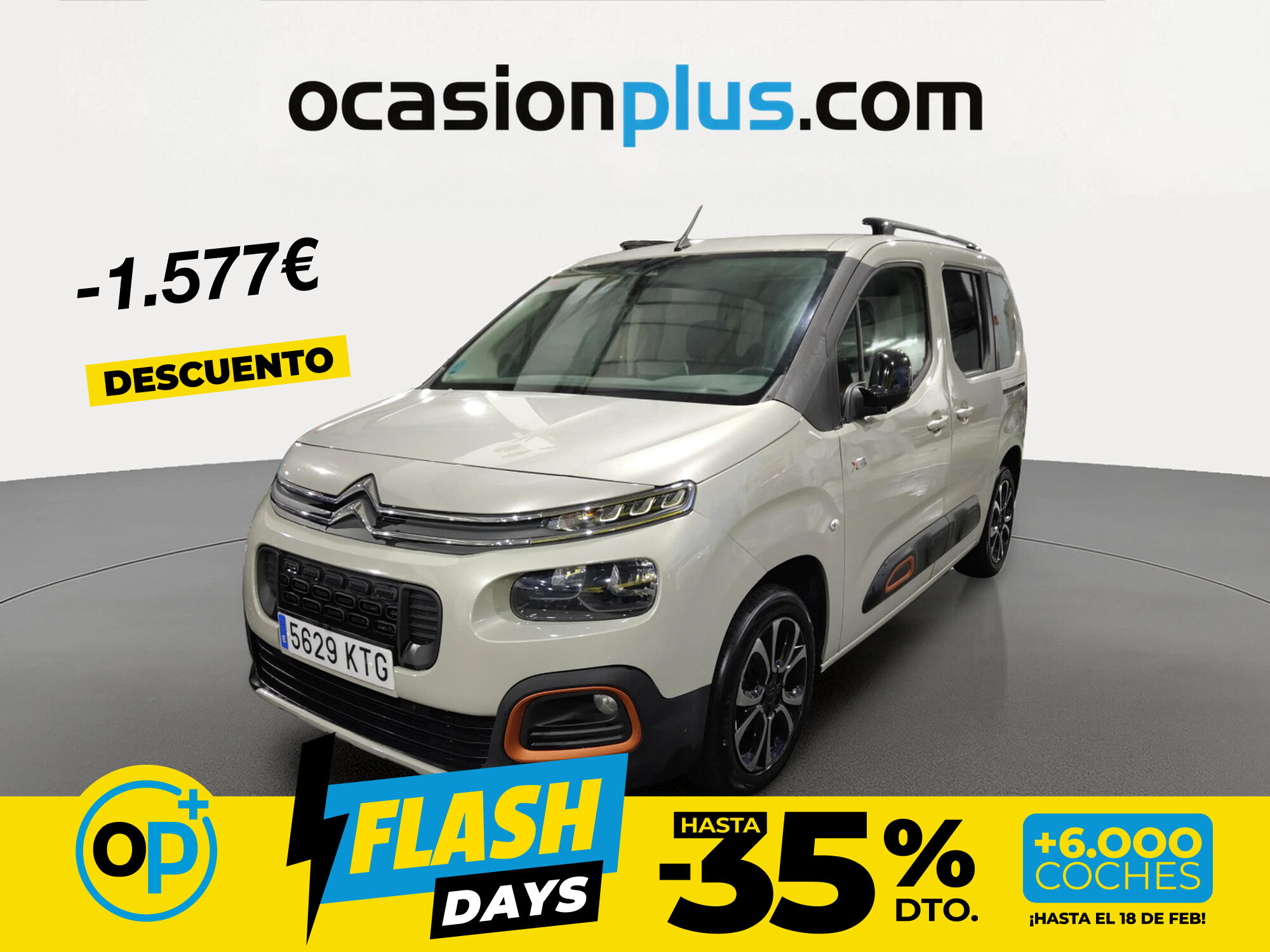 Foto del CITROEN Berlingo BlueHDi S&S Talla M Shine 100