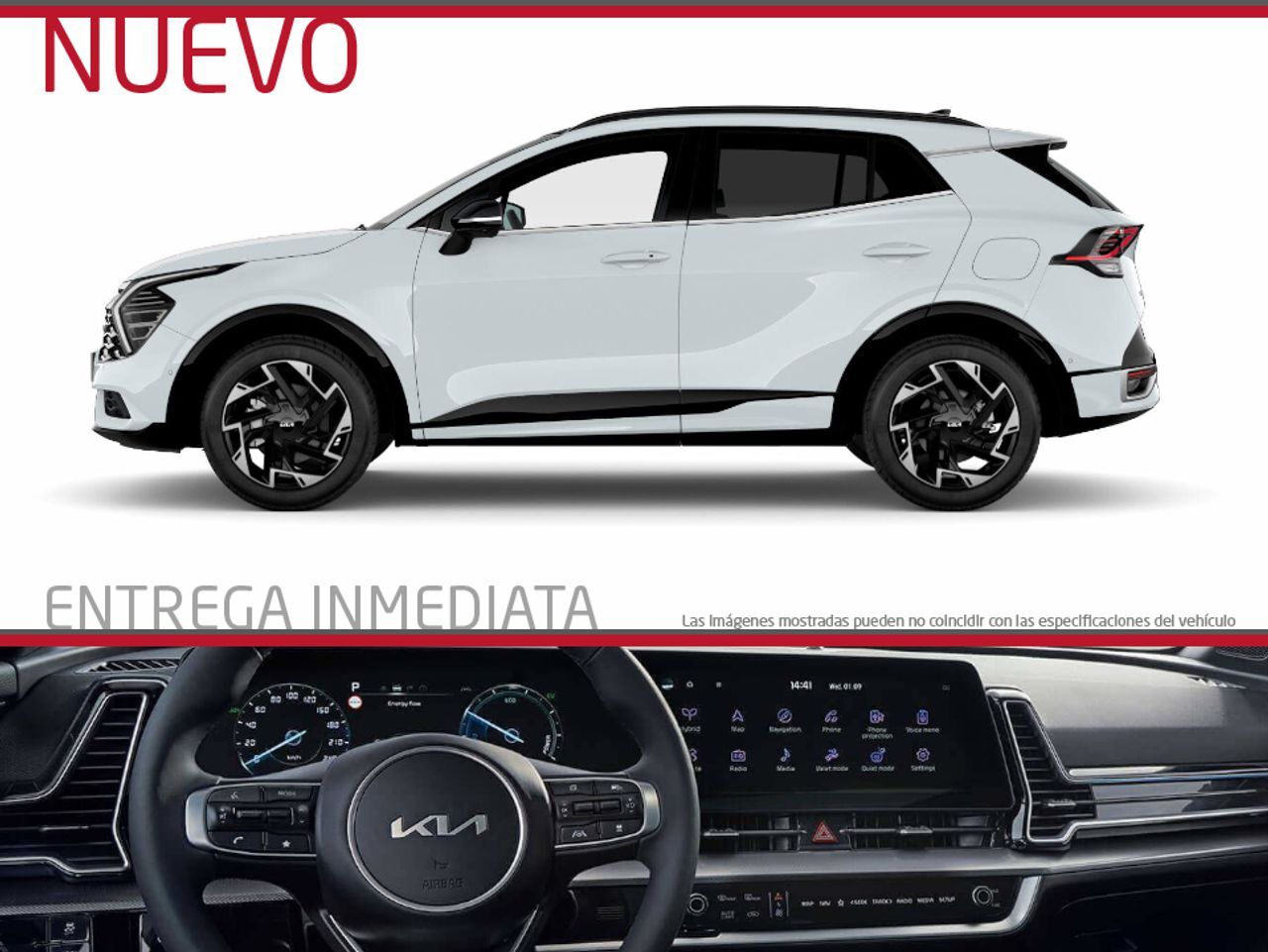 KIA Sportage (1.6 T-GDi HEV 158kW (215CV) Tech 4x2) en Barcelona