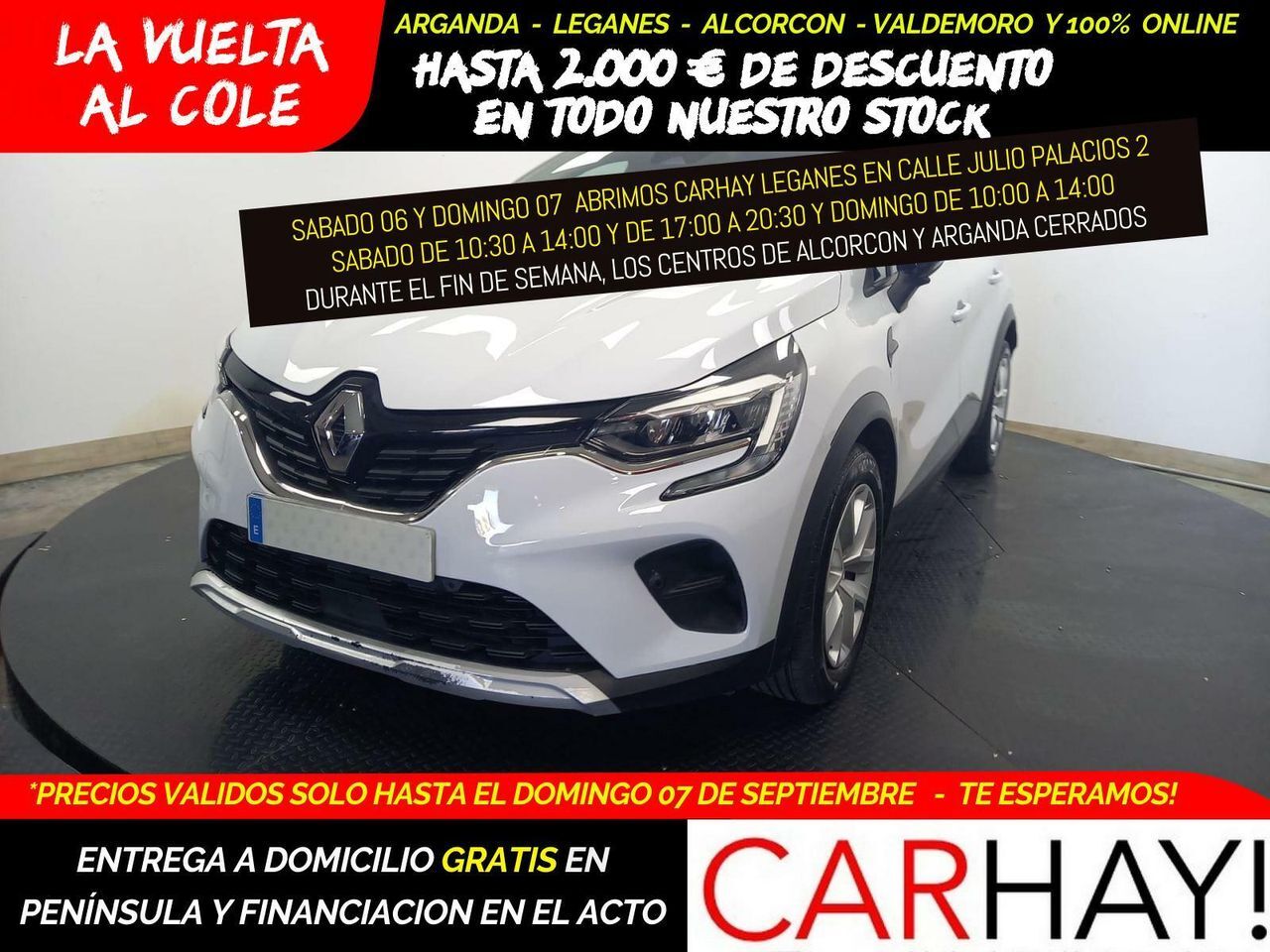 RENAULT Captur (Intens Tce 74kw (100cv) Glp) en Madrid