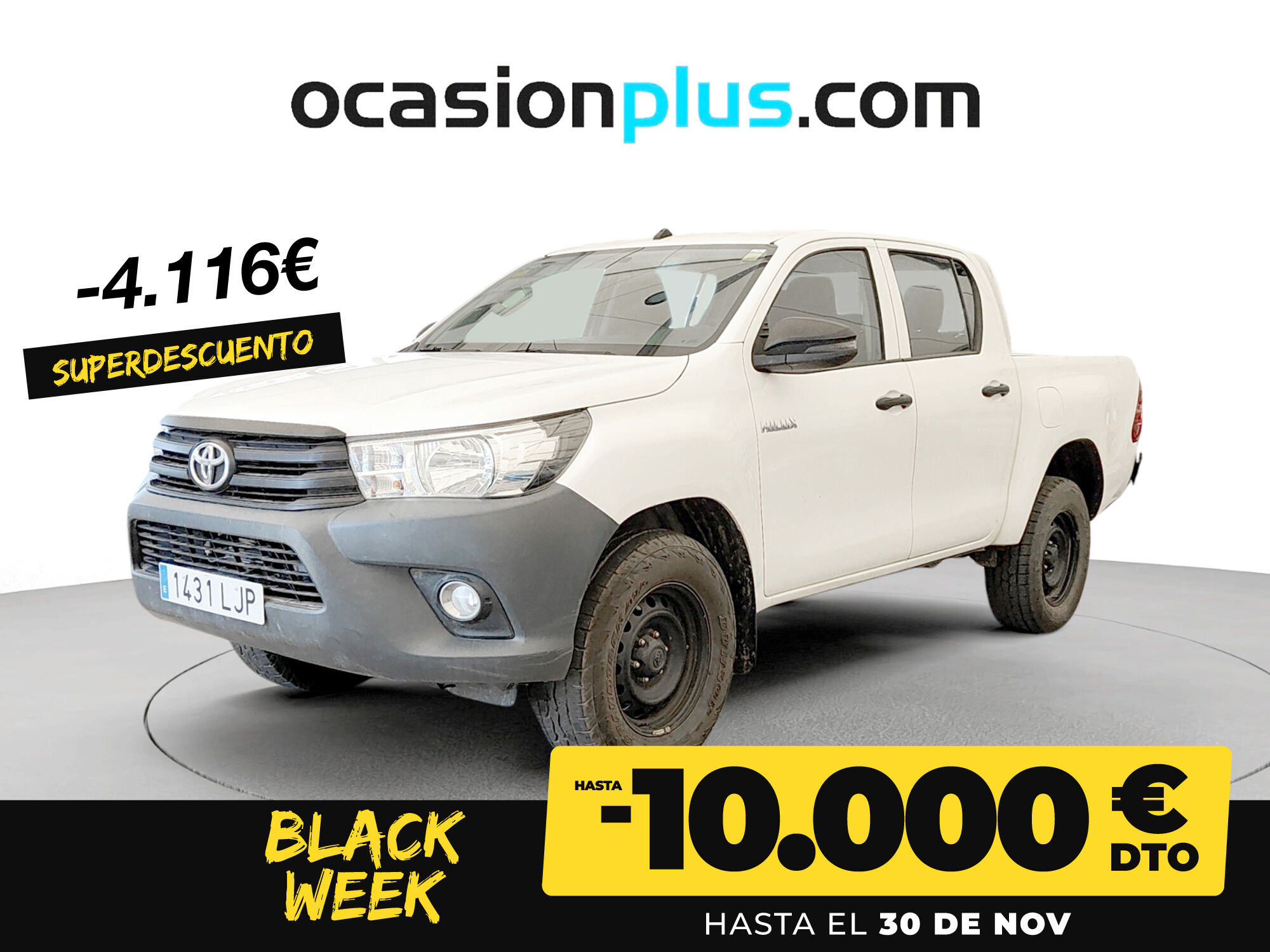 TOYOTA Hilux (2.4 D-4D Doble Cabina GX 110 kW (150 CV)) en Madrid
