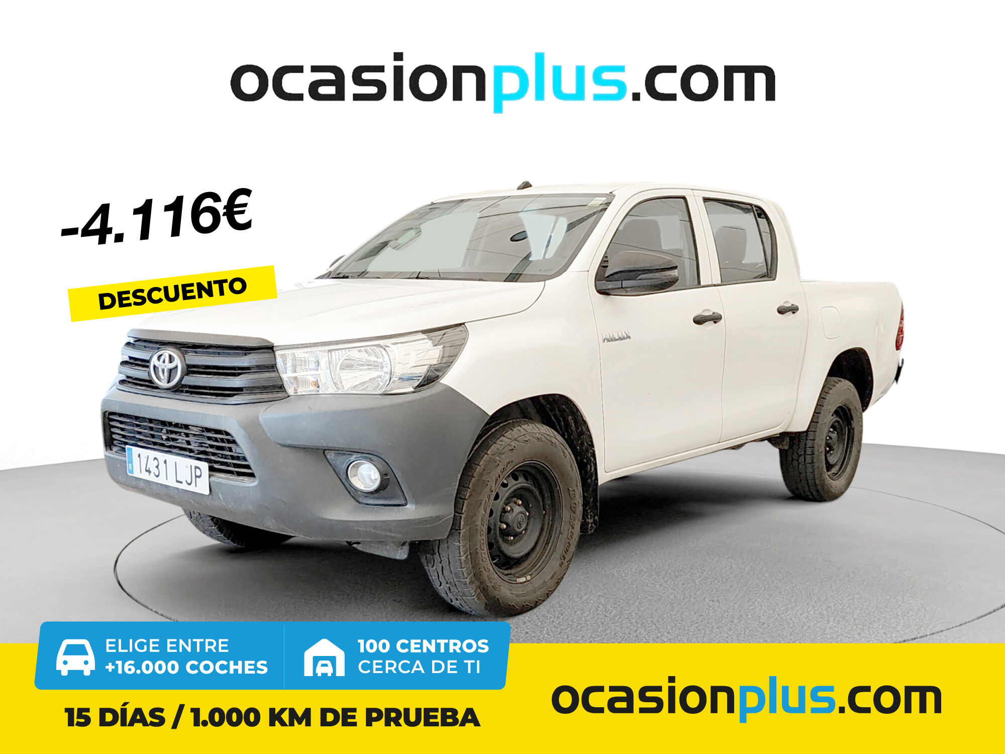 TOYOTA Hilux (2.4 D-4D Doble Cabina GX 110 kW (150 CV)) en Madrid
